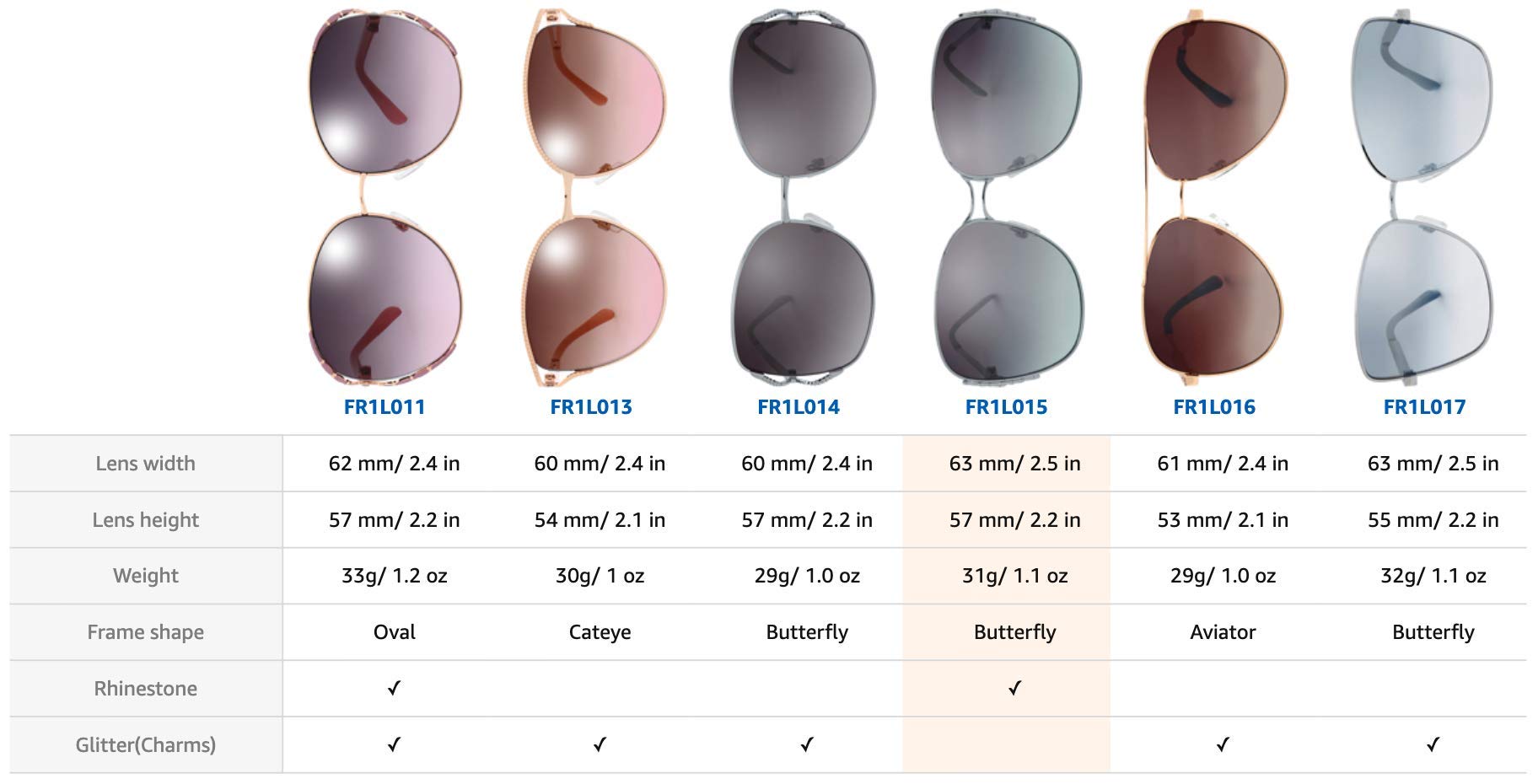 The Fresh Classic Crystal Elegant Women Beauty Design Sunglasses Gift Box