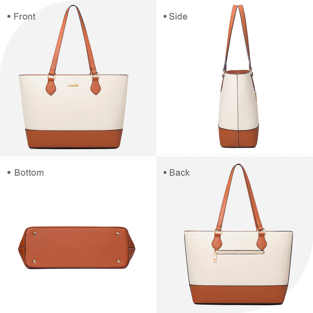 4PCS Women Fashion Handbags Purses Wallet Shoulder Bags Casual Tote Bag Crossbody Bags, Handbag Set Gift for Ladies Girls