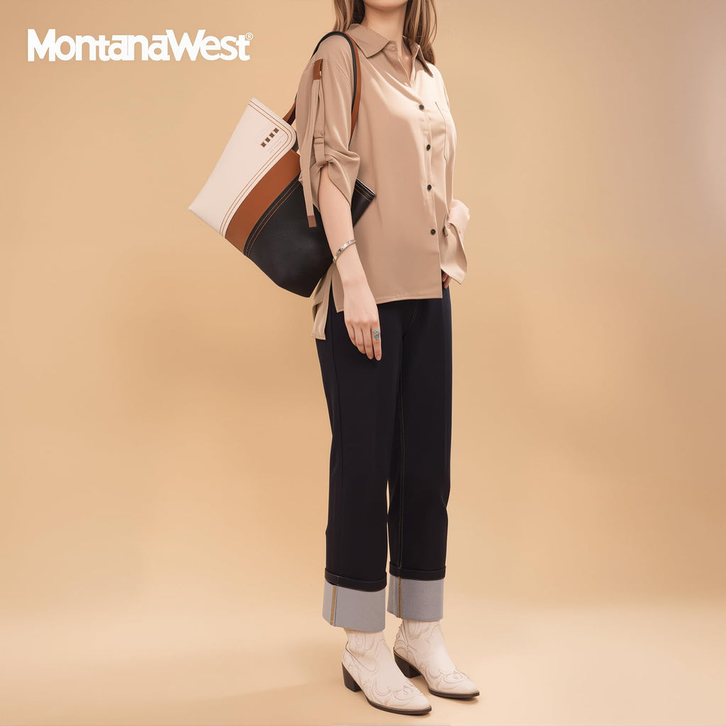 Montana West Tote Bag for Women Top Handle Satchel Purse