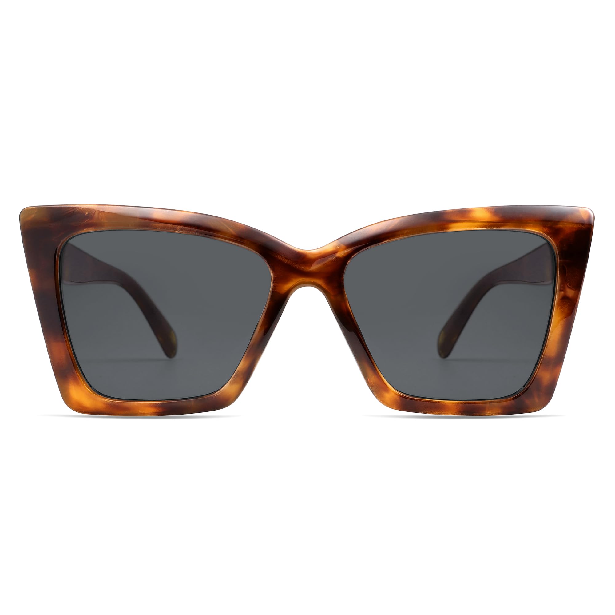 SOJOS Trendy Oversized Cateye Sunglasses Womens UV400 Large Designer Shades Lentes De Sol Para Mujer SJ2347