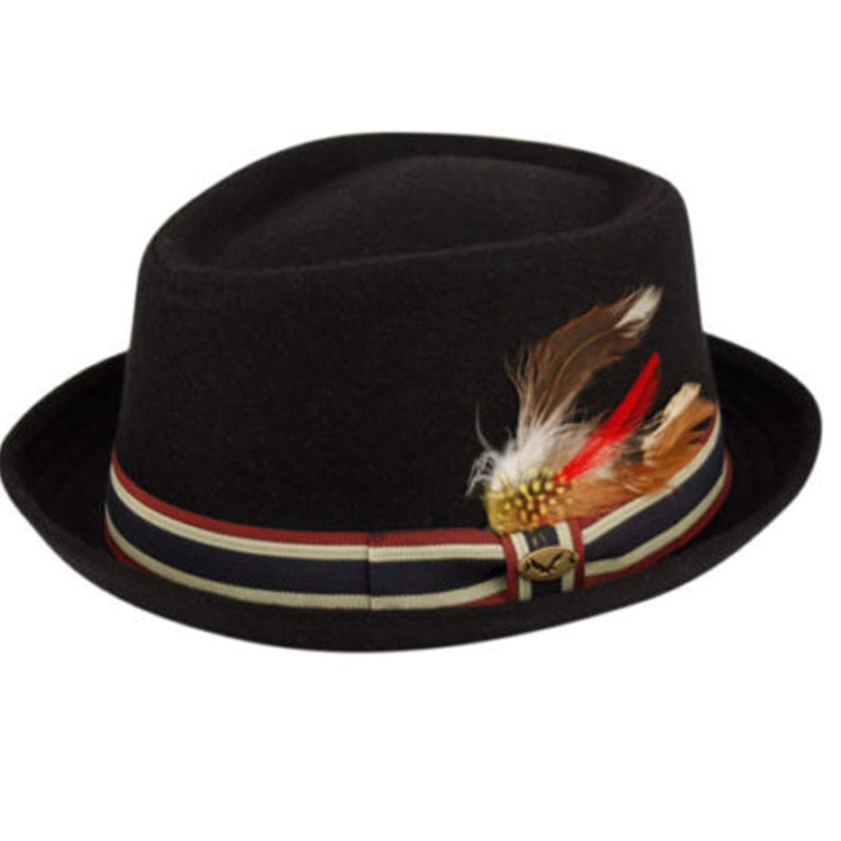 Porkpie Fedora Men's Vintage Style Wool Blend