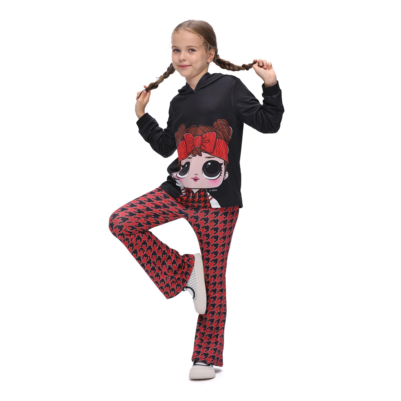 L.O.L. Surprise! Girls Clothes Hoodie and Pant Long Sleeve Sweatshirt Leggings Girls Outfits Sets 2Pcs