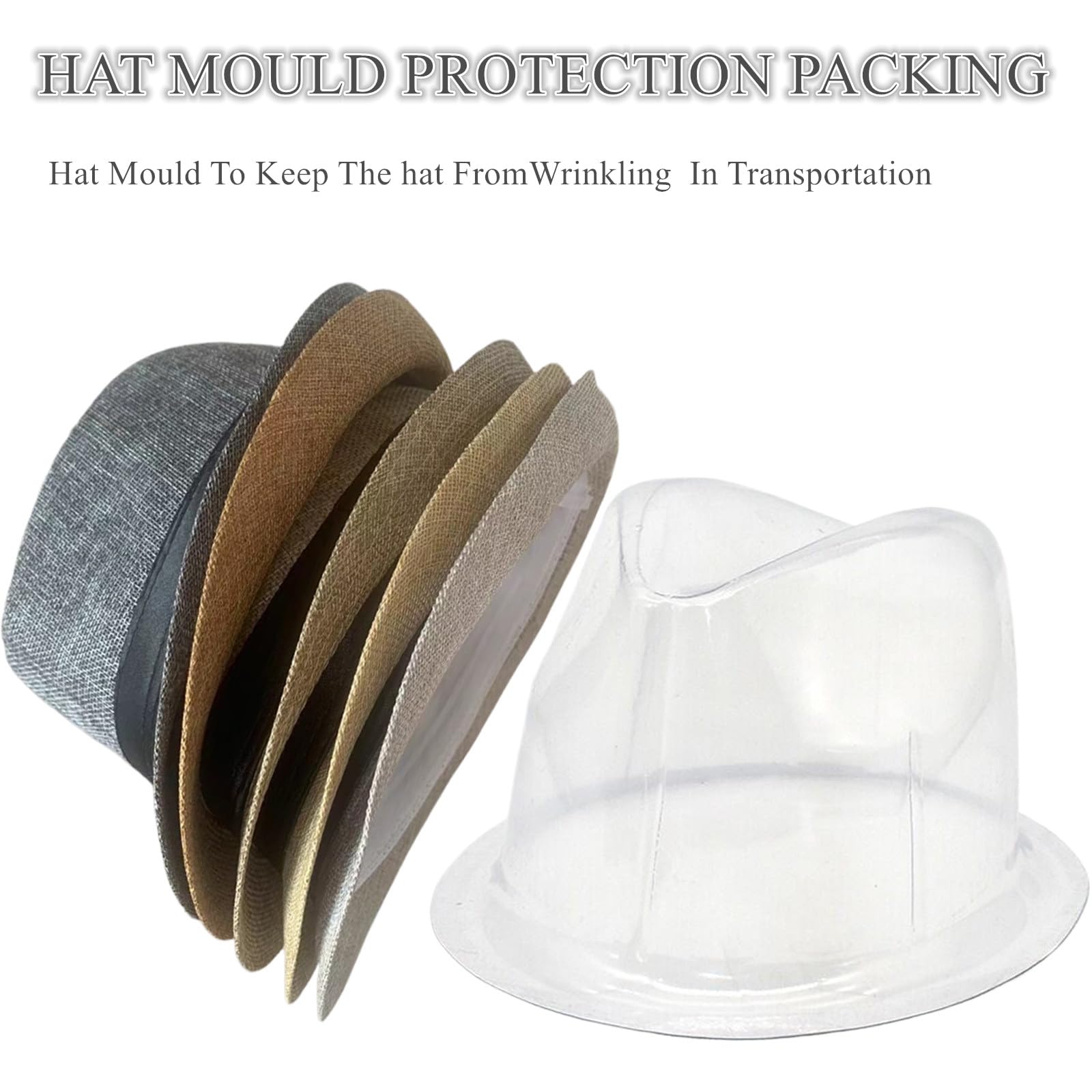 5 Pack Bulk Cuban Fedora Sun Hats Men with Adjustable Strap, Short Brim 1920s Unisex Party Costume Hats Women.
