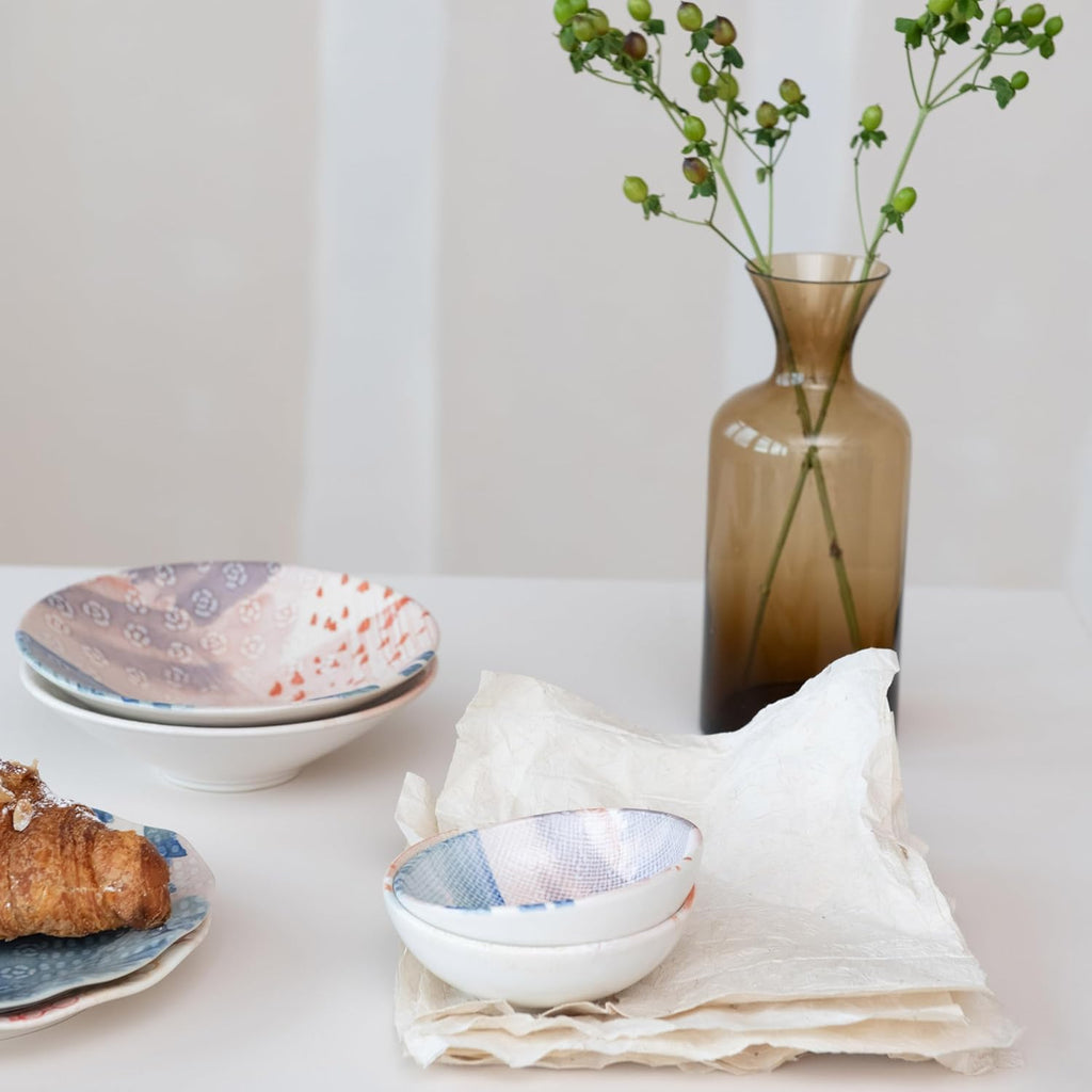 Bloomingville Glowing Glass Carafe Set, Amber