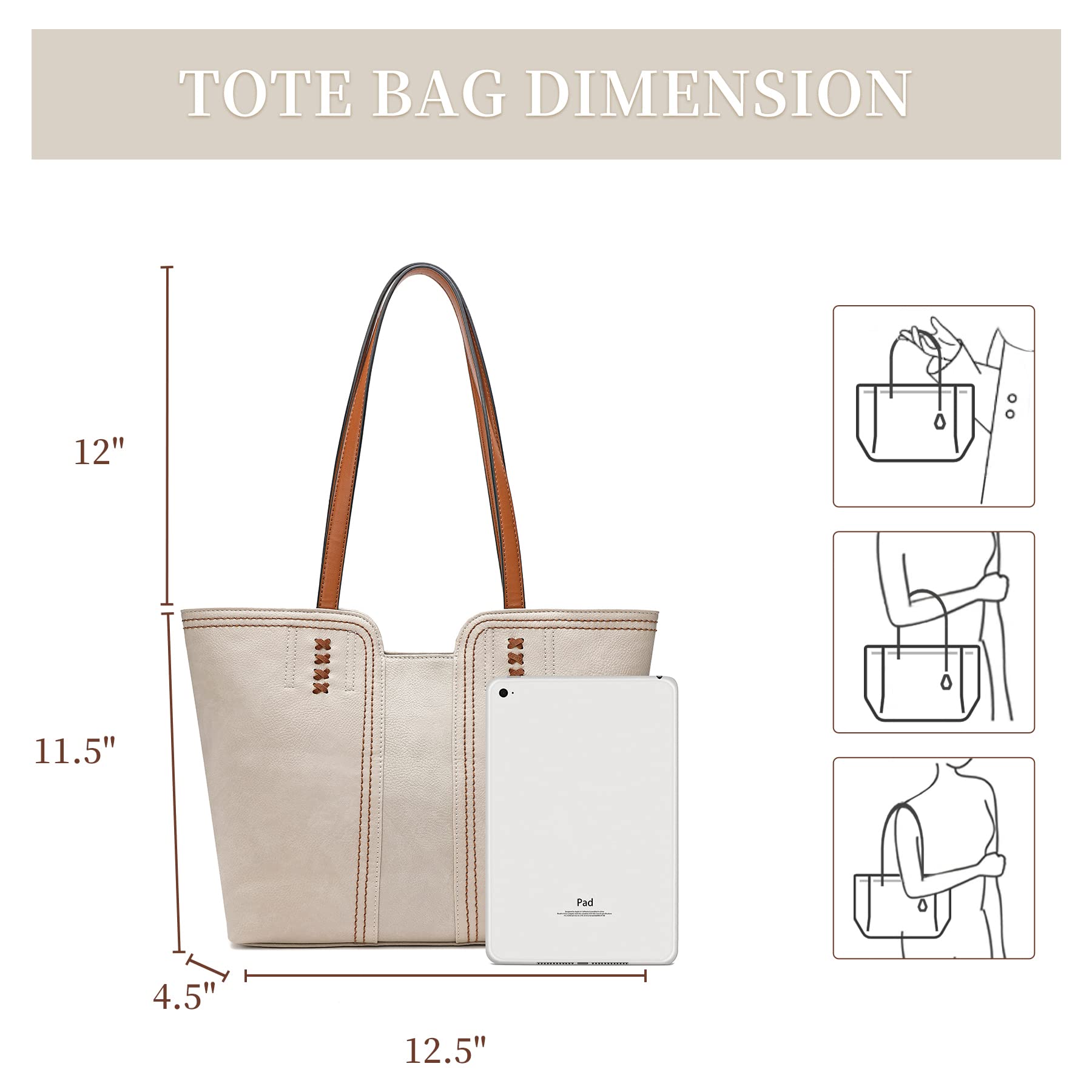 Montana West Tote Bag for Women Top Handle Satchel Purse