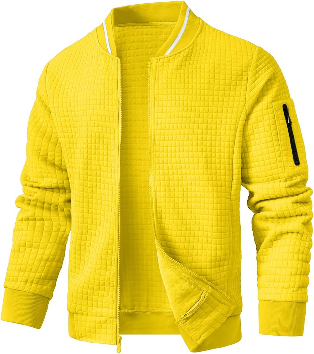 Mens Casual Jacket Lightweight Jacket Varsity Coat