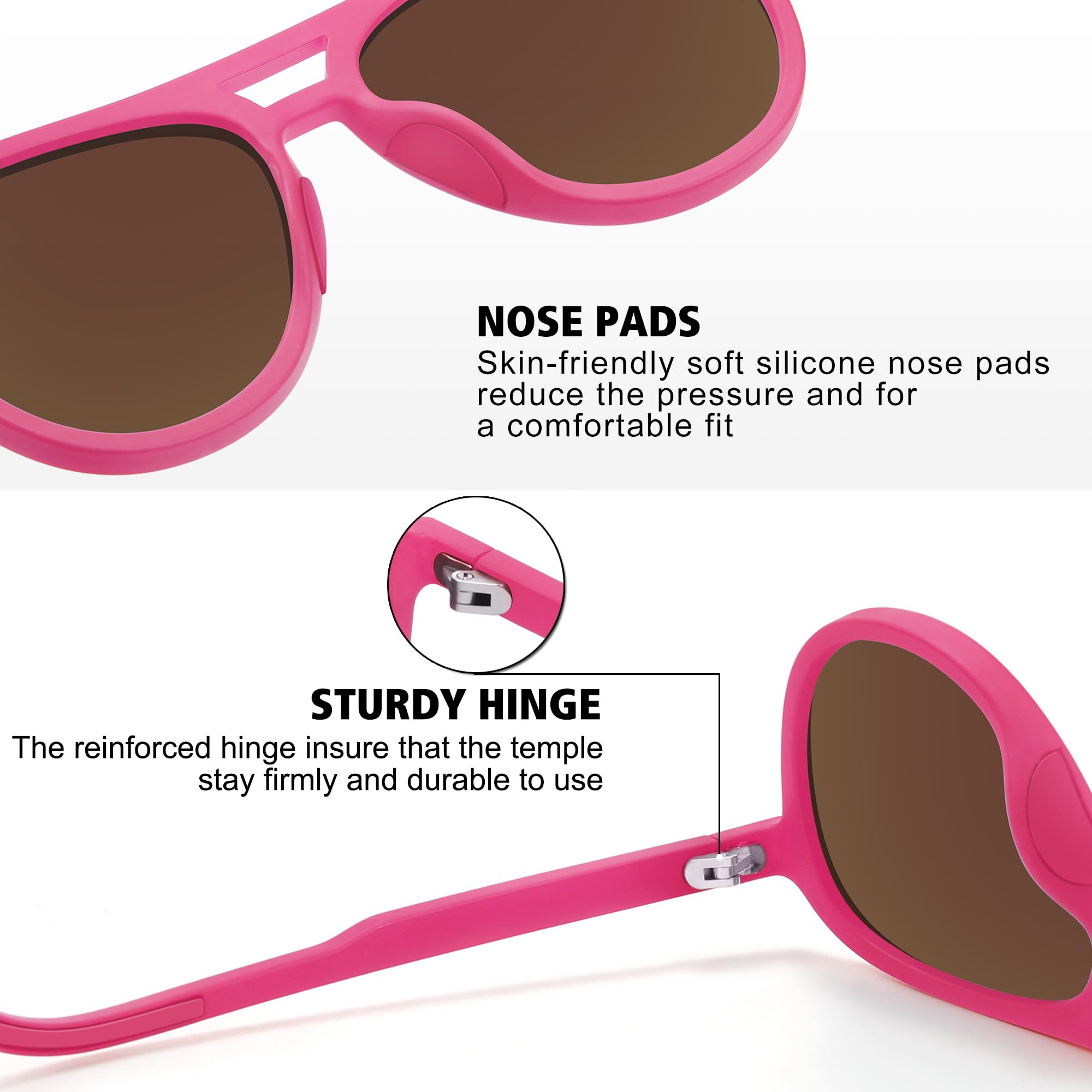 STORYCOAST Polarized Aviator Sunglasses for Men Women Classic Retro Aviators Sports Driving Running Sun Glasses