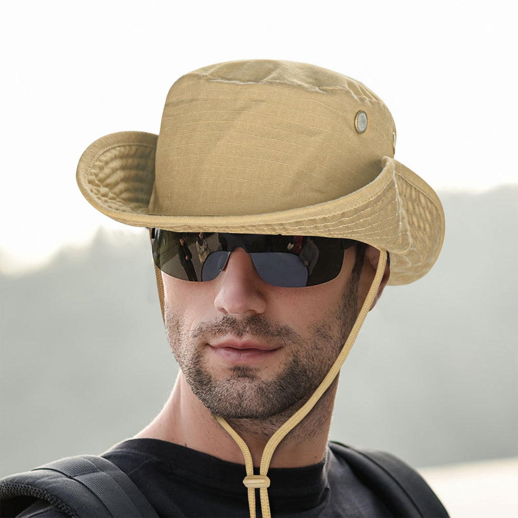 Sun Hats for Men Women Boonie Hat Foldable Fishing Hat UPF 50+ Bucket Hat for Fishing Hiking Garden Safari Beach