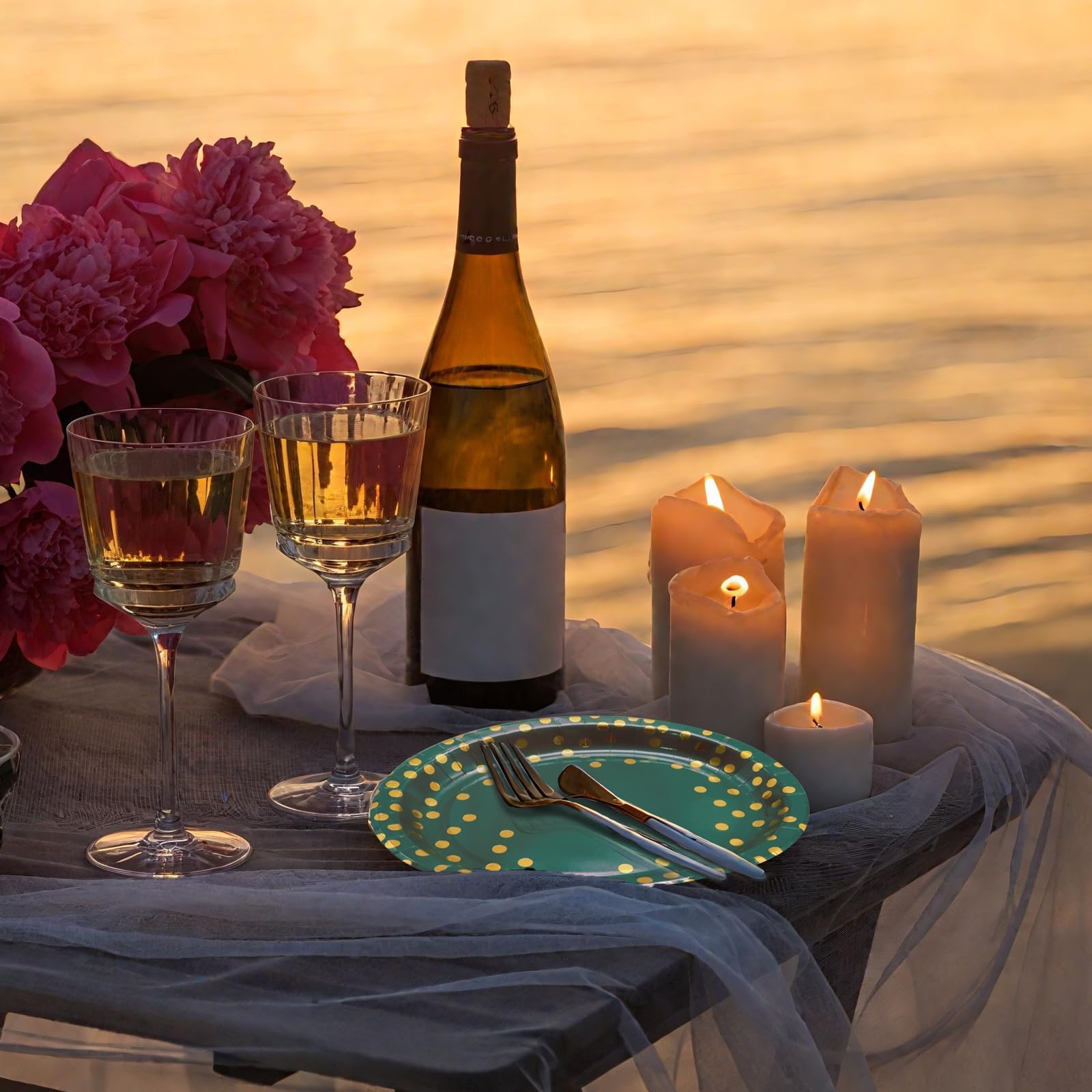 50 Pack Oval Thanksgiving Plates 12 x 10 Inch Thanksgiving Paper Plates Heavy Duty - Large Disposable Dinner Platters,Turkey Pumpkin Autumn Fall Harvest Thanksgiving Party Decor