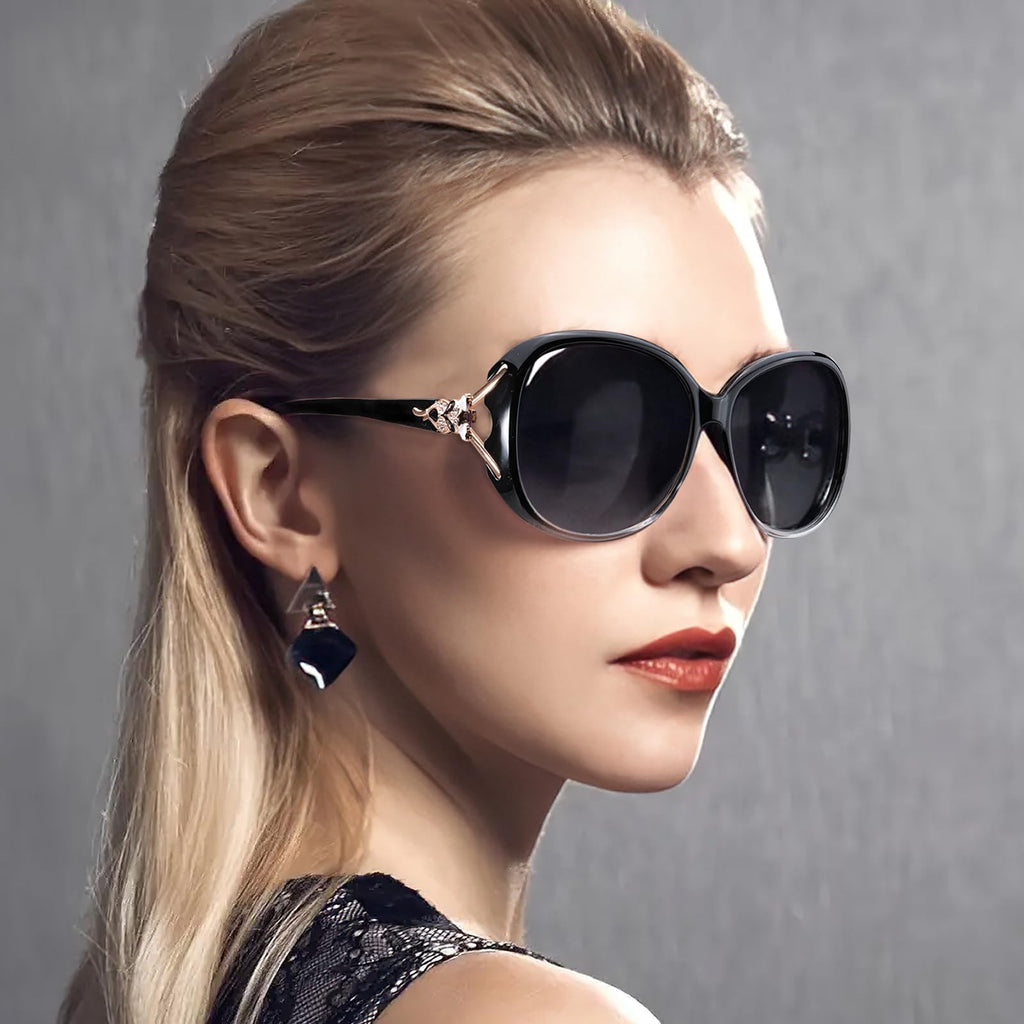 FIMILU Sunglasses for Women Trendy Polarized Sunglasses Oversized Big Sun Glasses Ladies Shades UV Protection