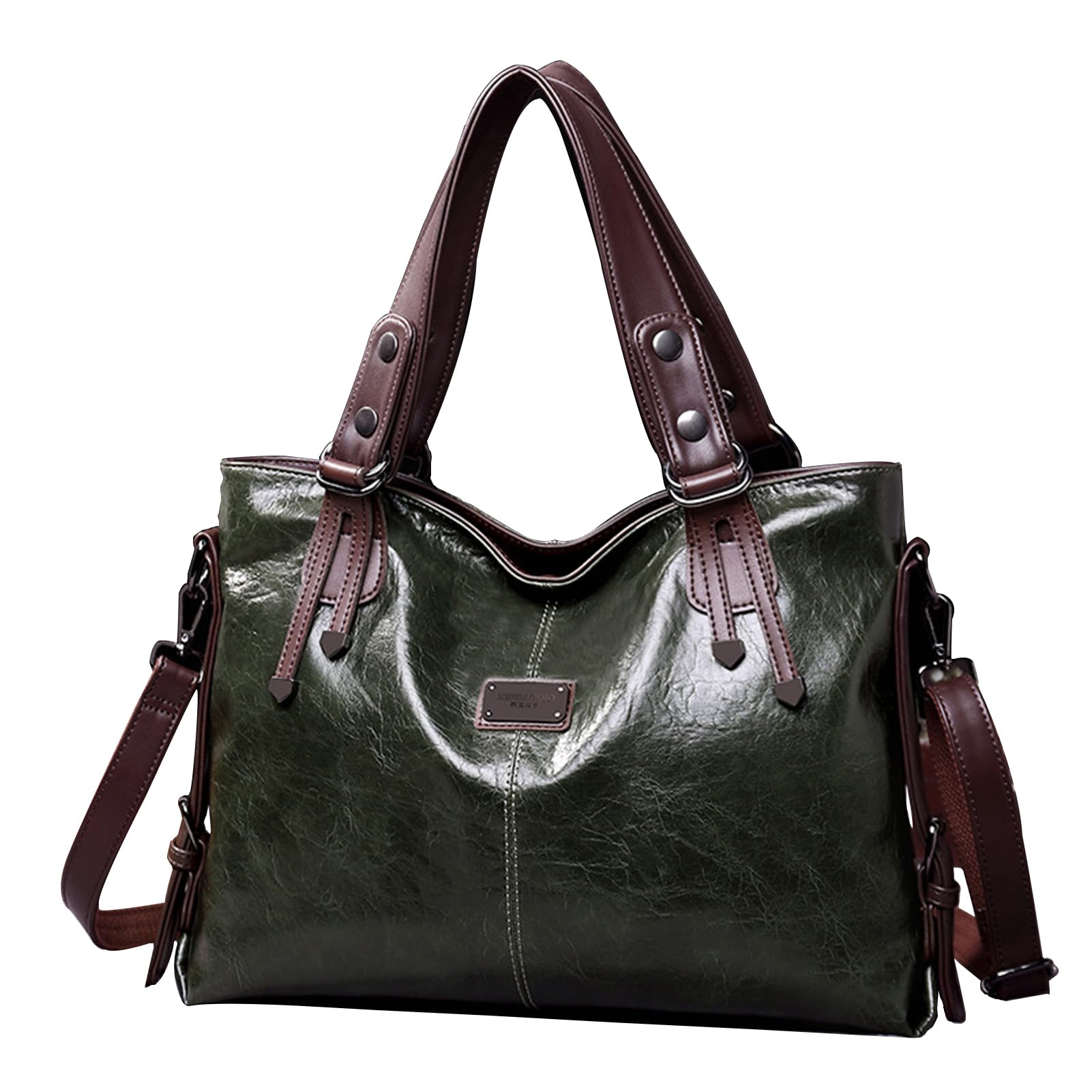 Handbags and Purses for women Vegan Leather Tote Bag for Women Satchel Shoulder Bags Travel Purse with Compartments