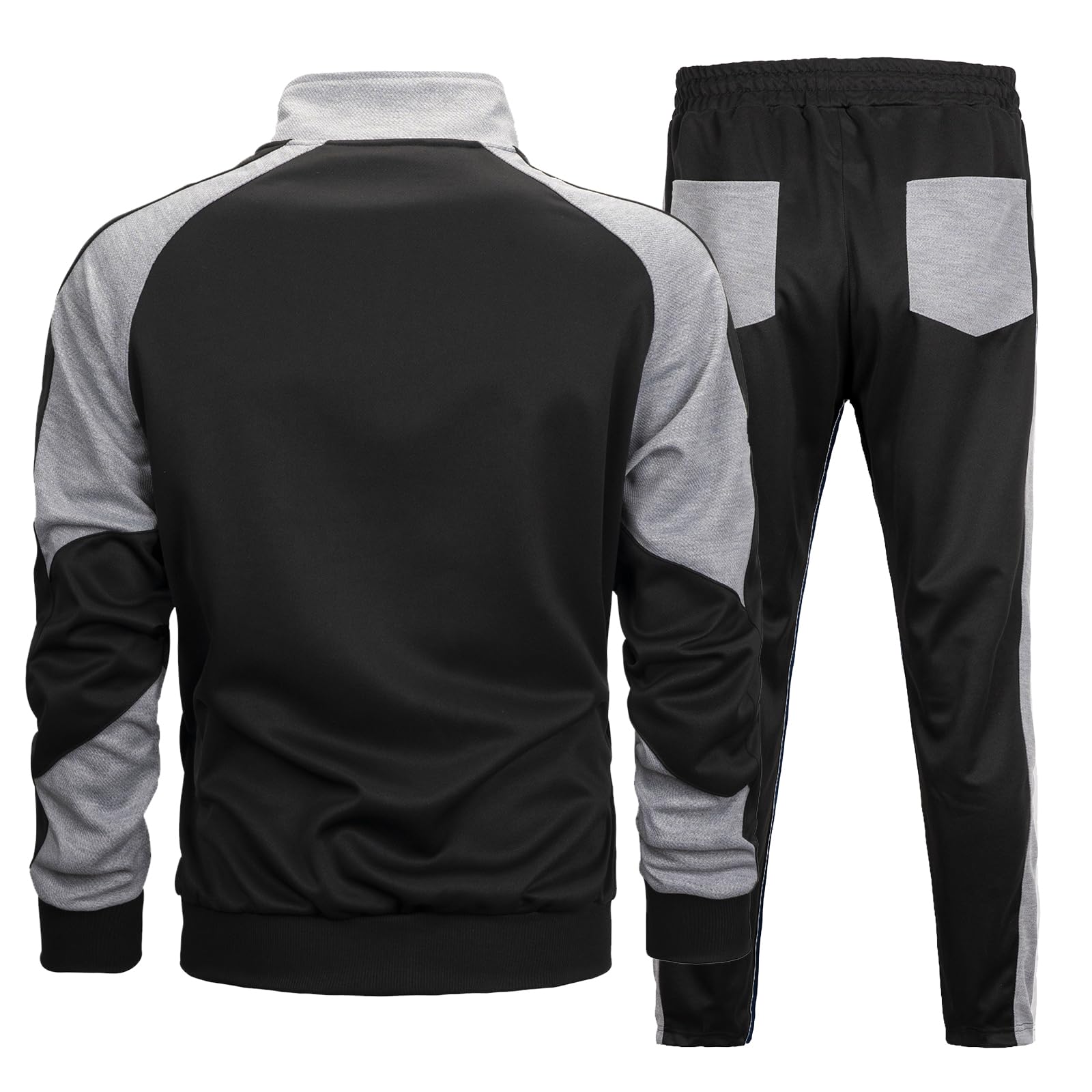 MANTORS Mens Track Suits 2 Piece Set Full Zip Tracksuit Sweat Suits