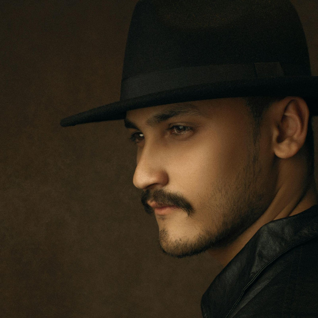 2 Pack Classic Fedora Hat for Men & Women Wide Brim Felt Panama Floppy Hat Black