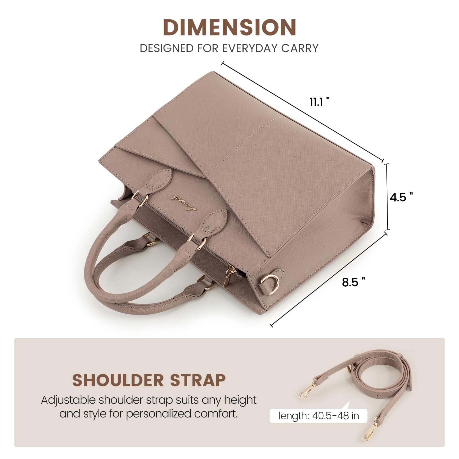 LOVEVOOK Purses for Women,Satchel Handbags Tote Bag, Black Pu Leather Shoulder Crossbody Top Handle Purse with Zipper