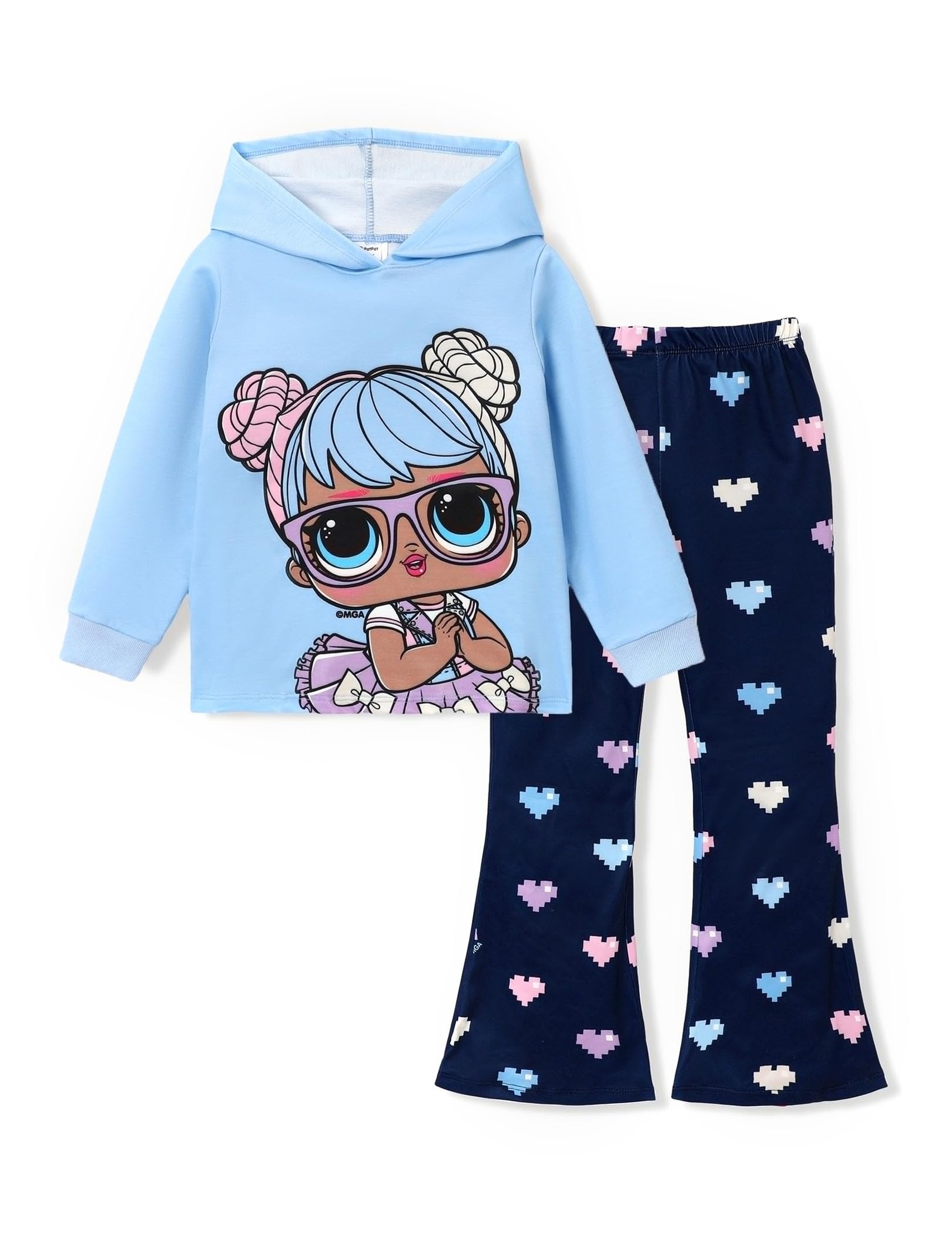 L.O.L. Surprise! Girls Clothes Hoodie and Pant Long Sleeve Sweatshirt Leggings Girls Outfits Sets 2Pcs
