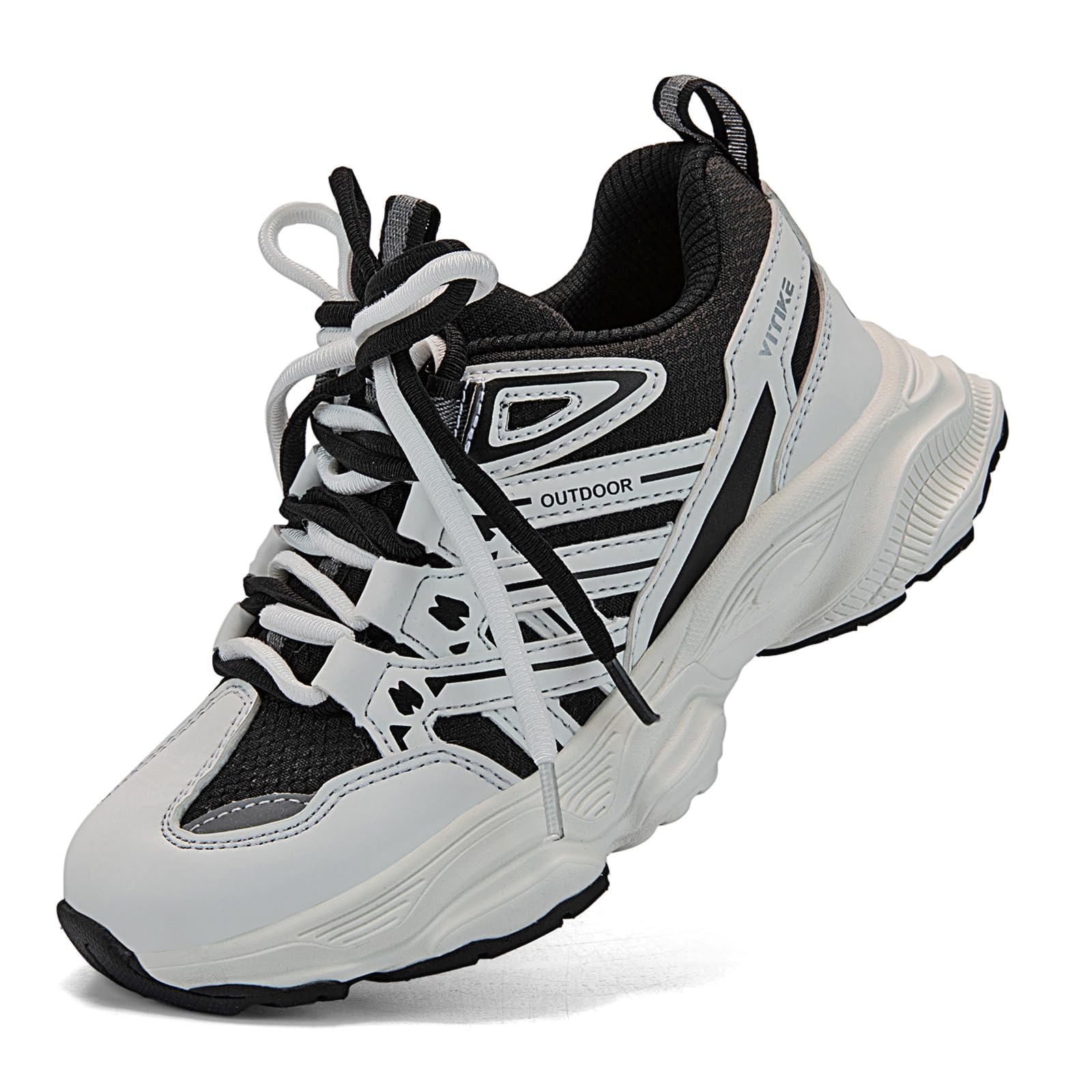 JMFCHI Kids Sneakers Boys Girls Tennis Running Shoes Outdoor Hiking Sneaker for Boys Athletic Breathable