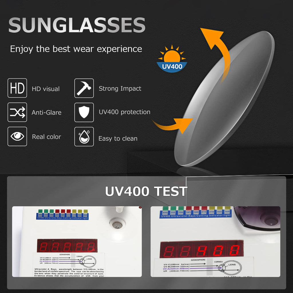 AEVOGUE Sunglasses For Women Oversized Rimless Diamond Cutting Lens Sun Glasses AE0534