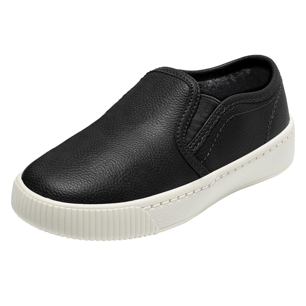 HOMEHOT Boys Slip on Sneakers Casual Dress Shoes Faux Leather Loafers (Toddler,Big Kids, Little Kids)