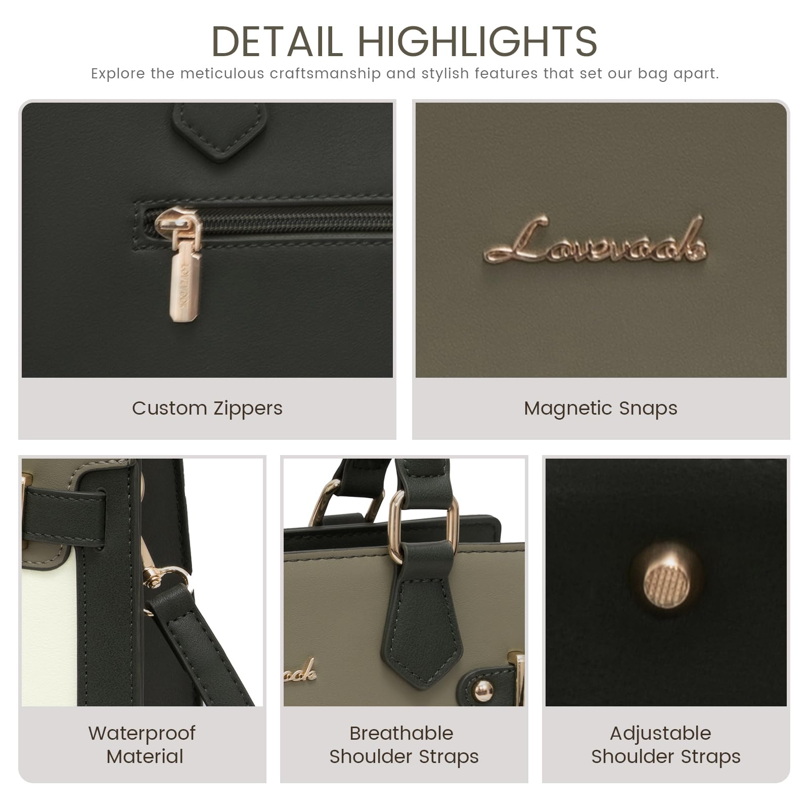 LOVEVOOK Purses and Handbags for Women, Tote Shoulder Bag Satchel Black Purse and PU Leather Top Handle for ladies