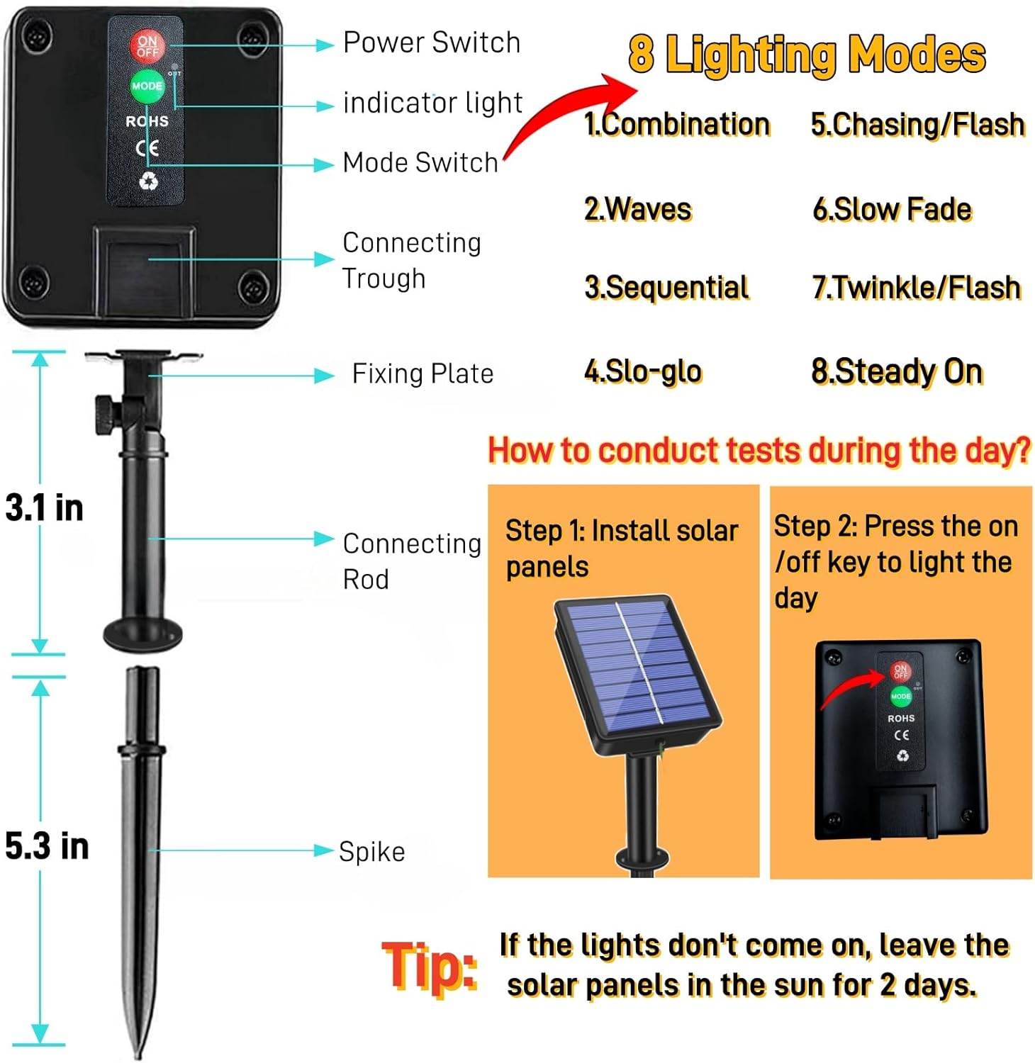 6 Pack Solar Pumpkin Stake Lights for Halloween Decorations Outdoor, Waterproof Solar Halloween Lighted Pumpkin Pathway Lights for Garden Yard Patio Porch Pathway Grave
