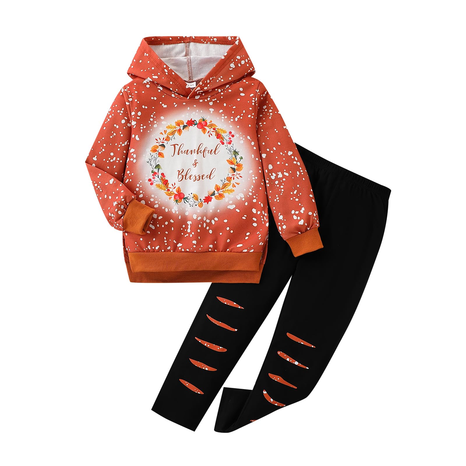 Kid Girls Clothes - Girls Outfits Tie Dye Tops and Leggings Pants 2 Piece Spring Clothes Set