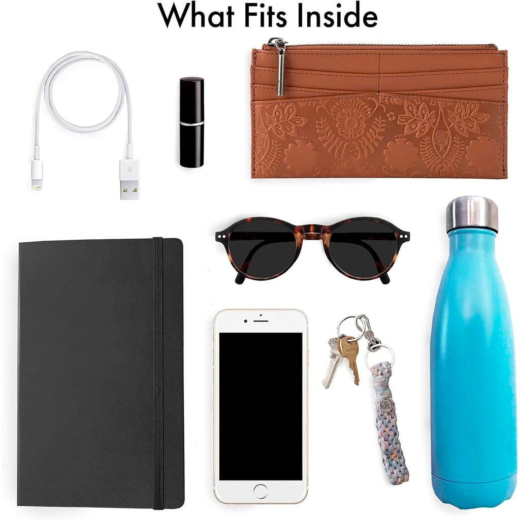 The Sak Los Feliz Hobo Purse - Premium Large Leather Women's Handbag for Everyday & Travel - Durable Purse With Zipper Pocket