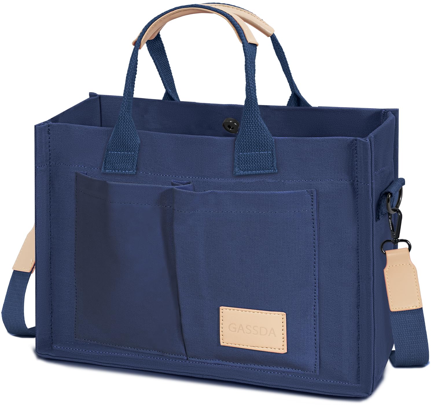 Tote Bags for Women Canvas Tote Purse Crossbody with Pockets Top Handle Shoulder Satchel Bag for Women