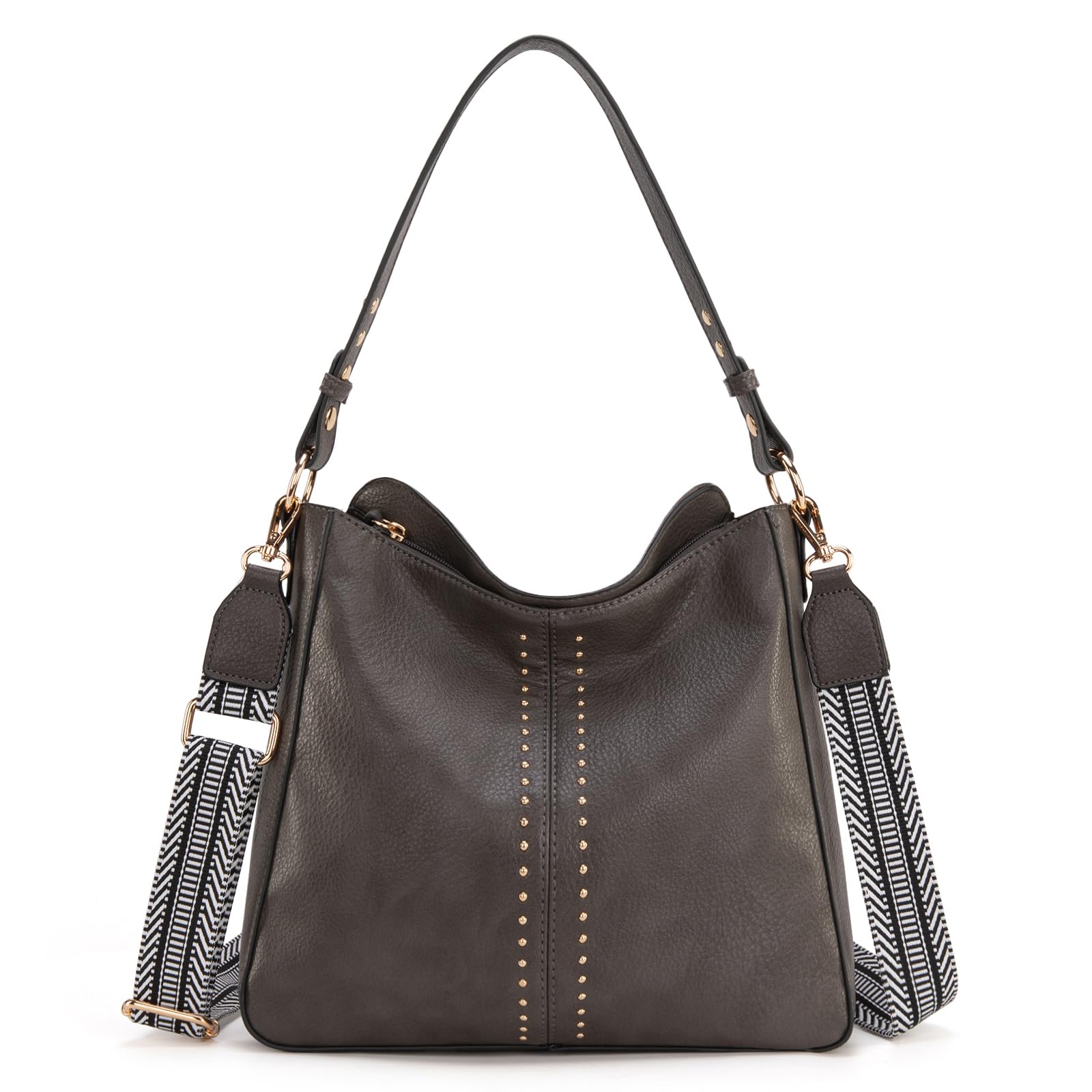 Montana West Medium Hobo Bags for Women Top Handle Satchel Shoulder Purse Bucket Handbag