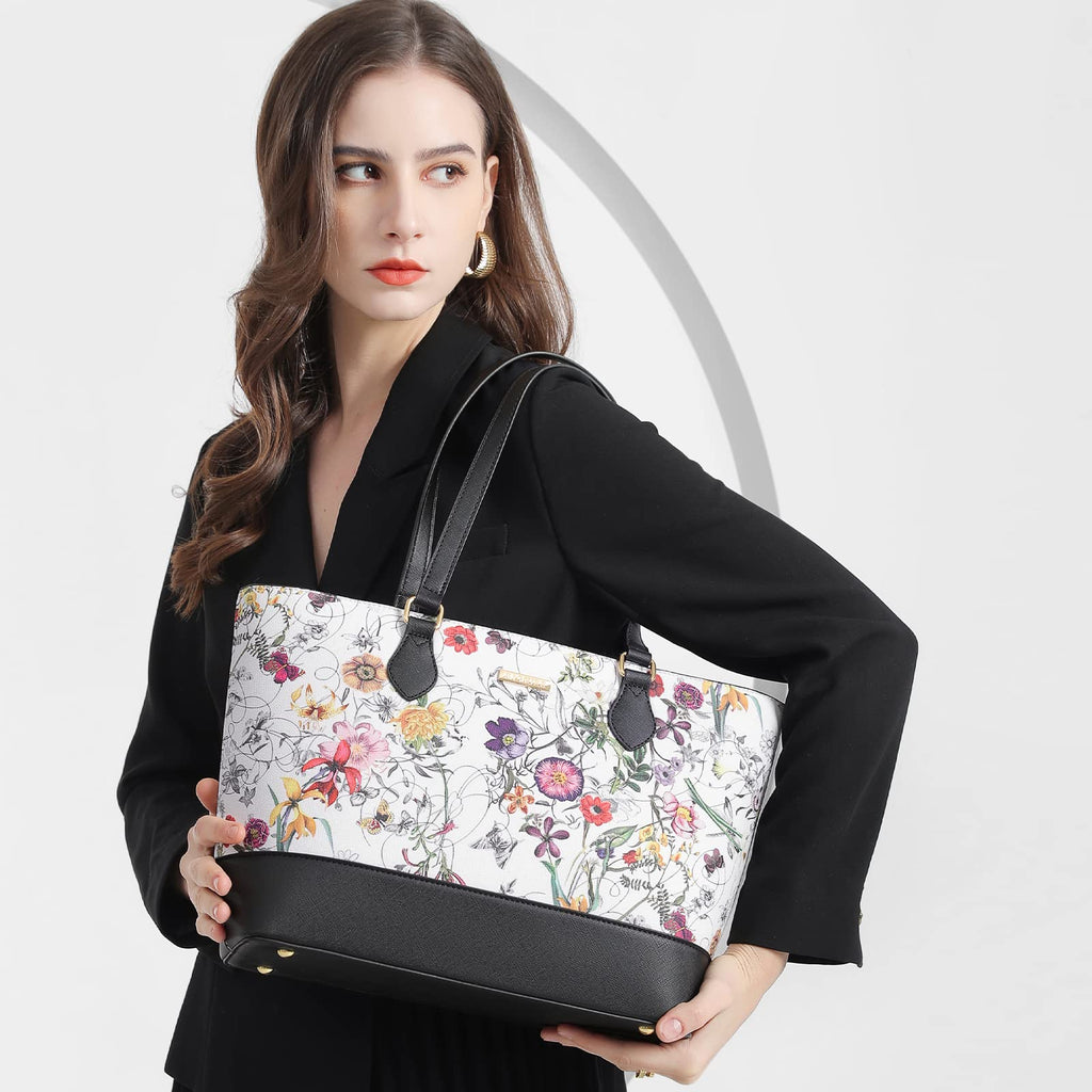 4PCS Women Fashion Handbags Purses Wallet Shoulder Bags Casual Tote Bag Crossbody Bags, Handbag Set Gift for Ladies Girls