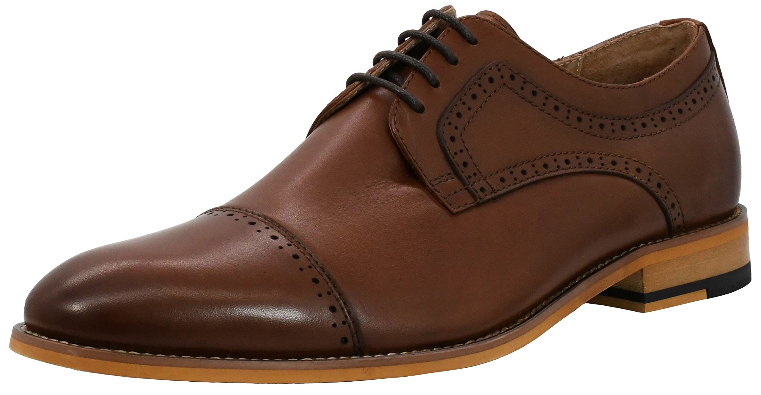 STACY ADAMS Men's Dickinson Cap-Toe Lace-up Oxford
