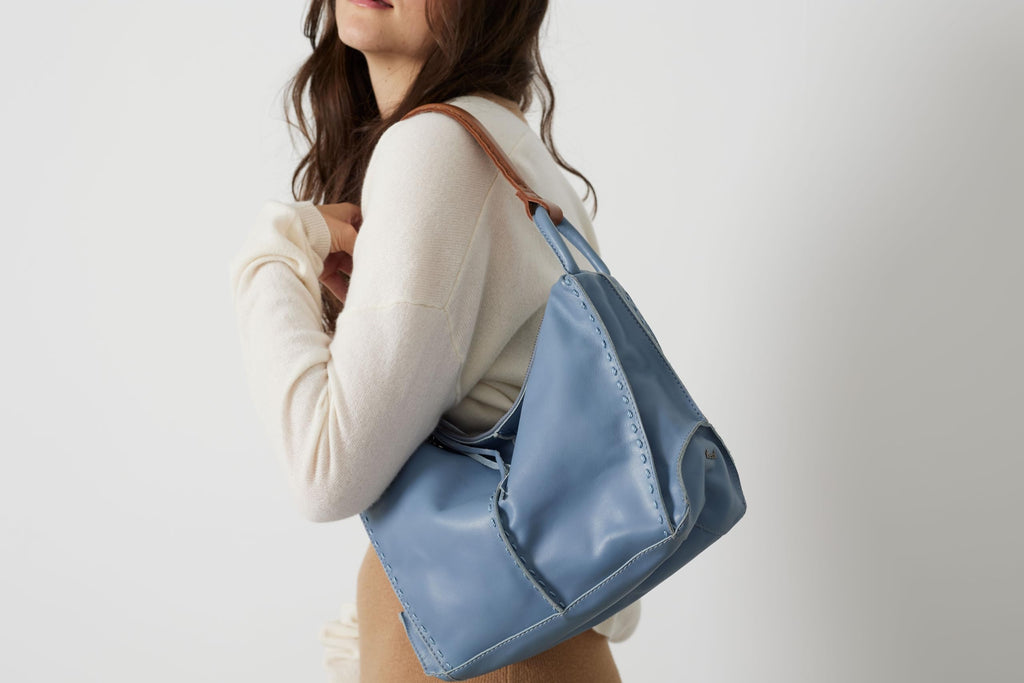 The Sak Los Feliz Hobo Purse - Premium Large Leather Women's Handbag for Everyday & Travel - Durable Purse With Zipper Pocket