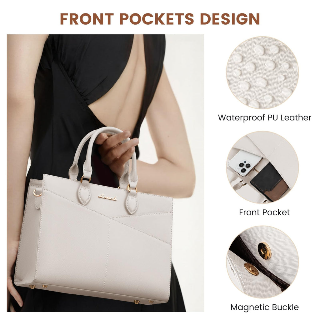 LOVEVOOK Purses for Women,Satchel Handbags Tote Bag, Black Pu Leather Shoulder Crossbody Top Handle Purse with Zipper