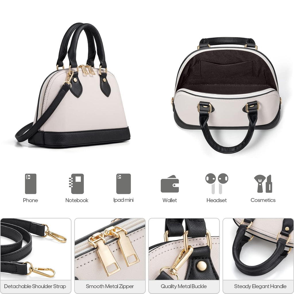 4PCS Women Fashion Handbags Purses Wallet Shoulder Bags Casual Tote Bag Crossbody Bags, Handbag Set Gift for Ladies Girls