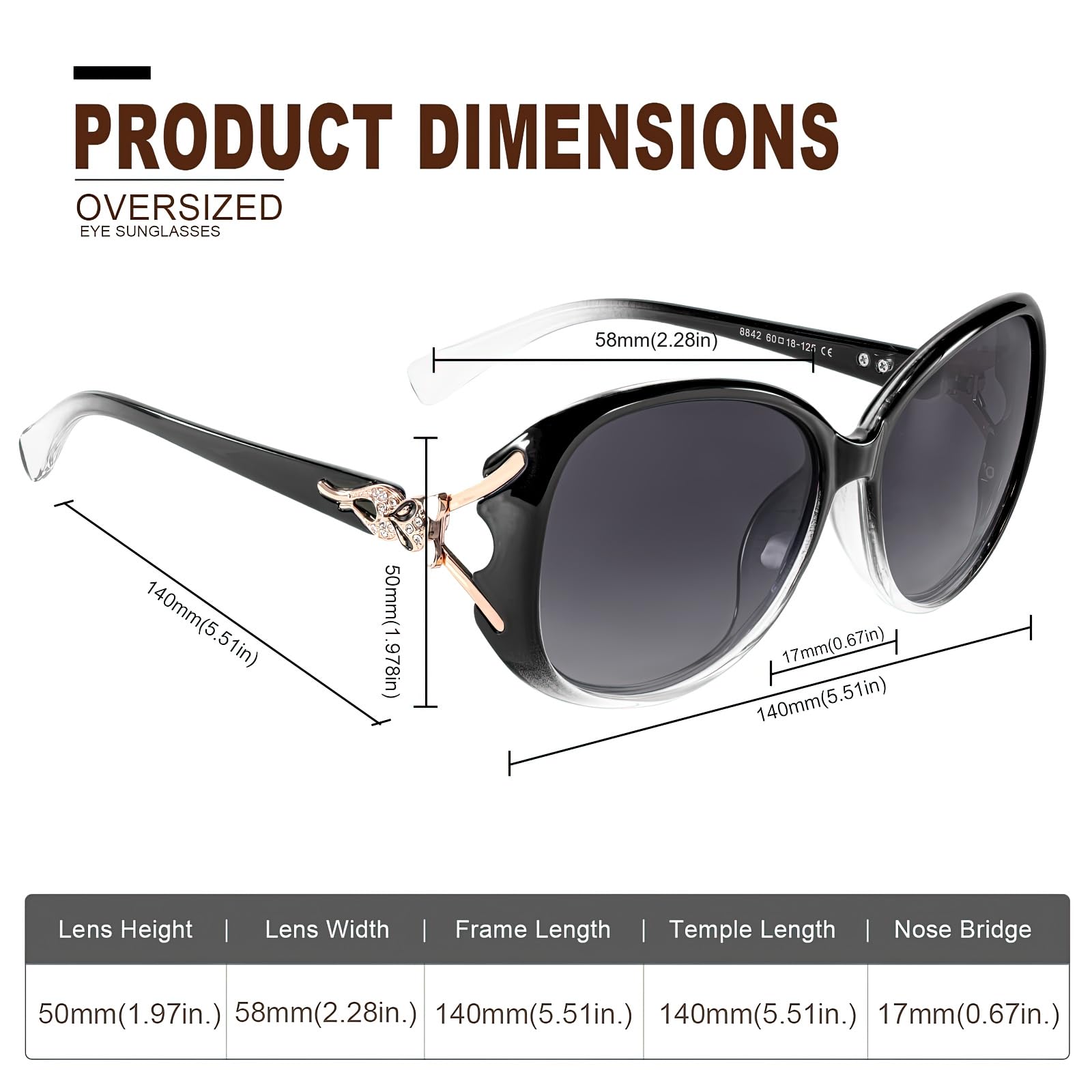 FIMILU Sunglasses for Women Trendy Polarized Sunglasses Oversized Big Sun Glasses Ladies Shades UV Protection