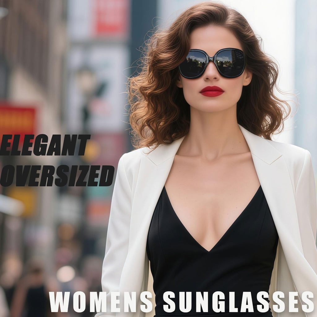 Joopin Oversized Sunglasses Womens Trendy Polarized Large Driving Sun Glasses Ladies UV Protective Big Sunnies Shades