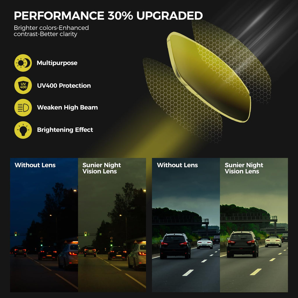 Sunier Sunglasses Womens Polarized Trendy Oversized Sun Glasses Fashion Ladies Shades 100% UV400 Protection S85