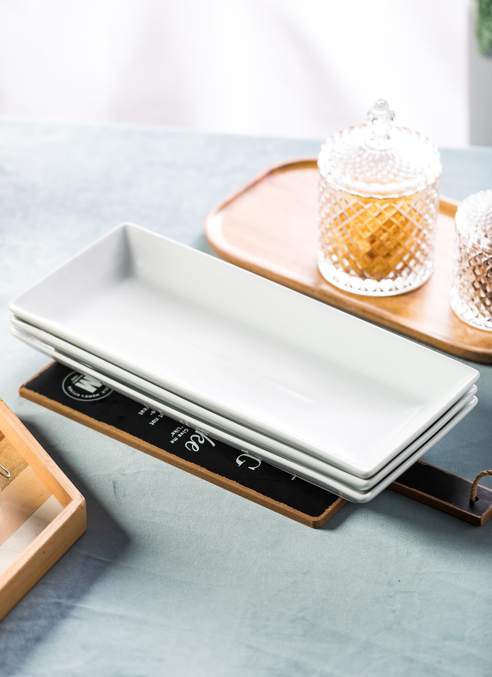 LYEOBOH 3 Tier Serving Bowls Set with Collapsible Thicker Metal Stand, Oval Serving Dishes for Entertaining Tiered Serving Stand for Fruit, Dessert, Candy, Chip and Dip (Black)