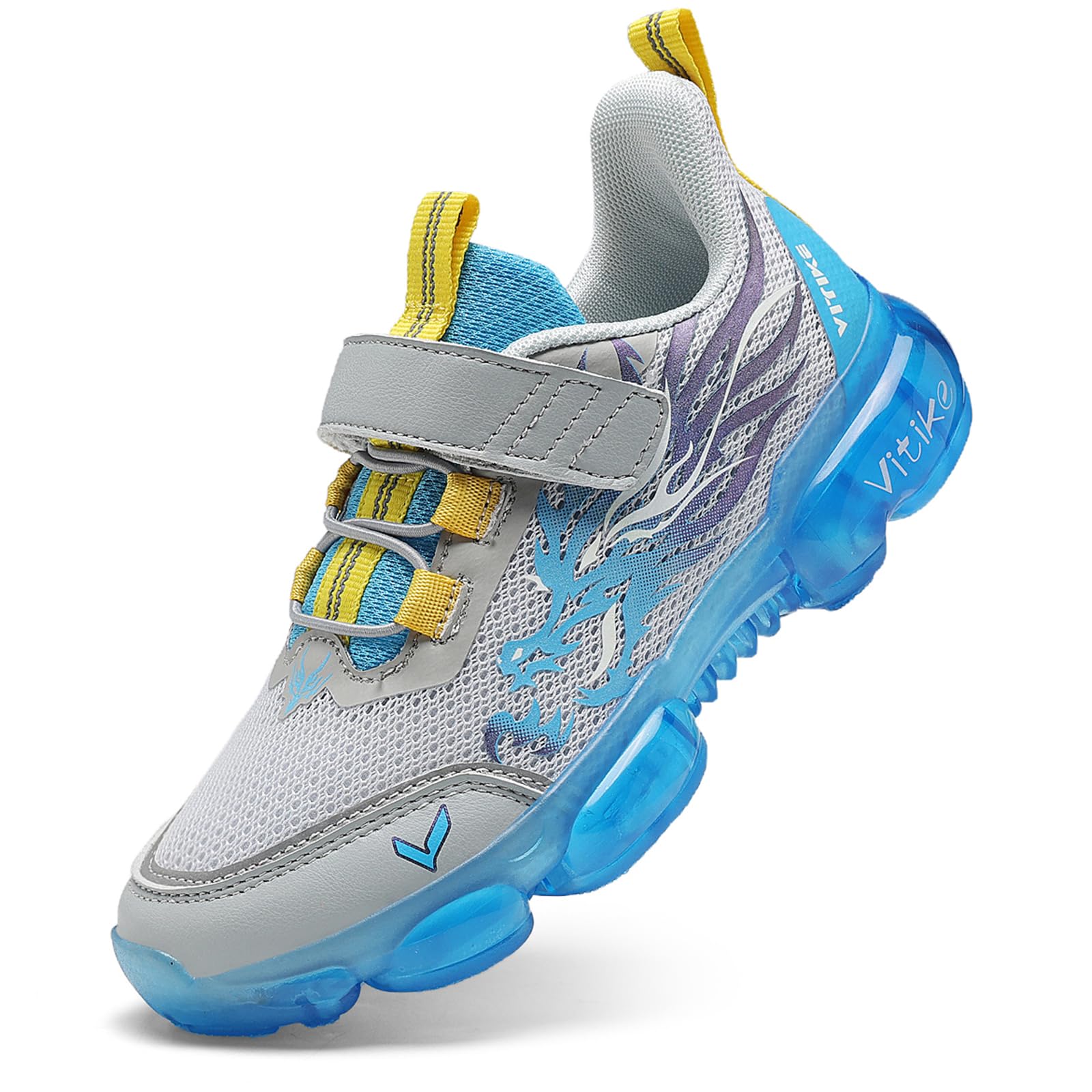 JMFCHI Kids Sneakers Boys Girls Tennis Running Shoes Outdoor Hiking Sneaker for Boys Athletic Breathable