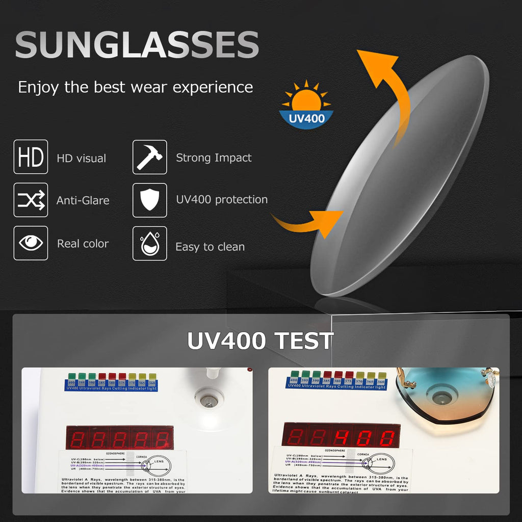 AEVOGUE Sunglasses For Women Oversized Rimless Diamond Cutting Lens Sun Glasses AE0534