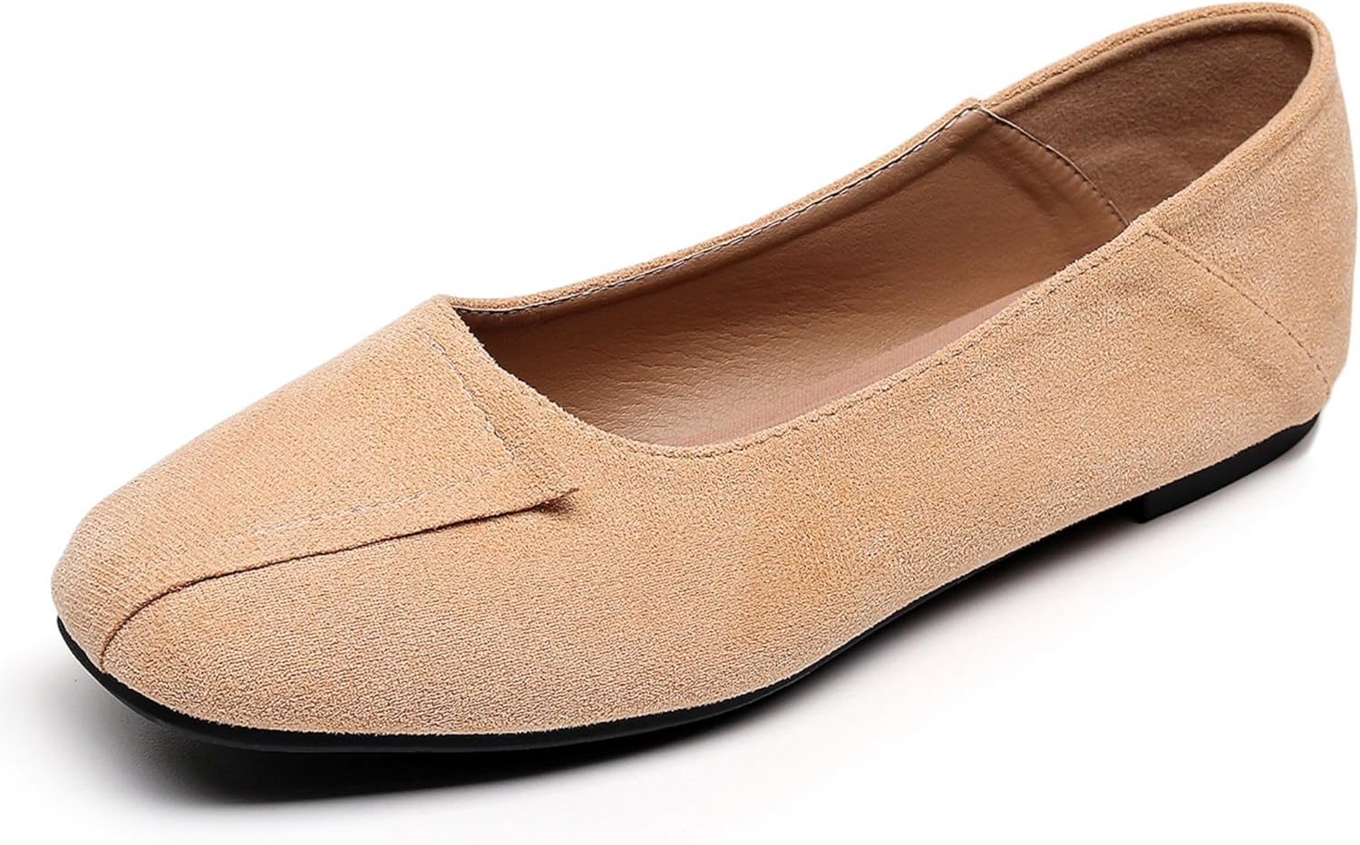 VenusCelia Women's Plain Dance Flat Shoe