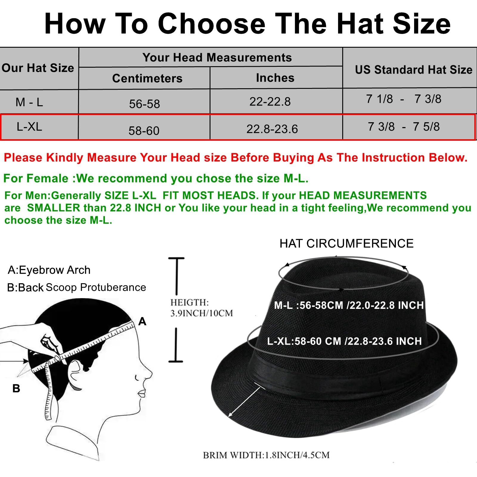 5 Pack Bulk Cuban Fedora Sun Hats Men with Adjustable Strap, Short Brim 1920s Unisex Party Costume Hats Women.