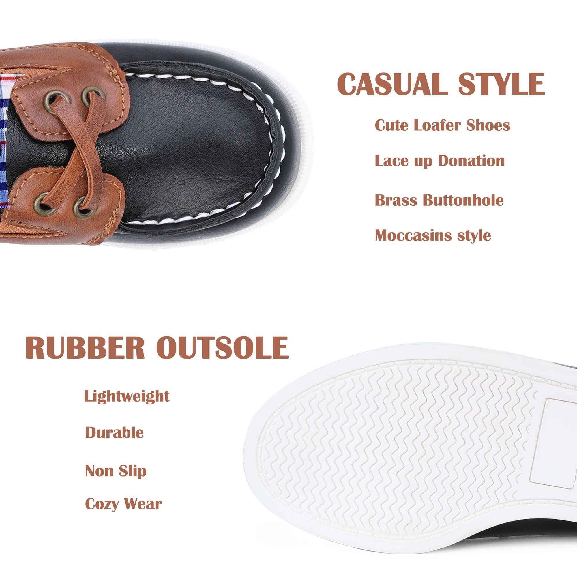 HOMEHOT Boys Dress Shoes Casual School Shoes Slip on Boys Loafers (Toddler/Little Kid/Big Kid)