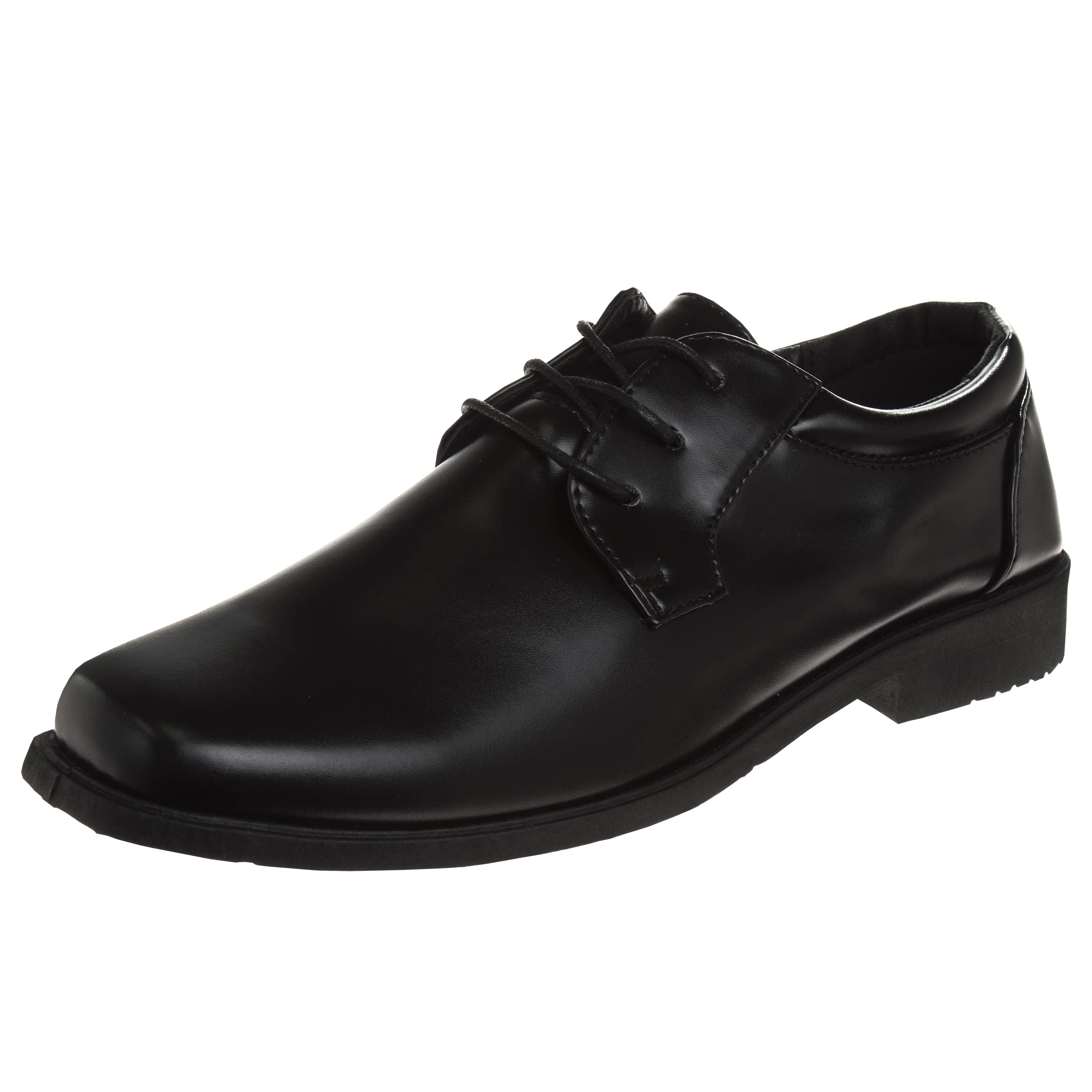 Josmo Boys Classic Comfort Oxford Shoe - Wing Tip Formal Dress Shoes lace up (Colors: Black/Brown/White) (Sizes: 7-10 Toddler / 11-2 Little Kid / 3-6 Big Kid)