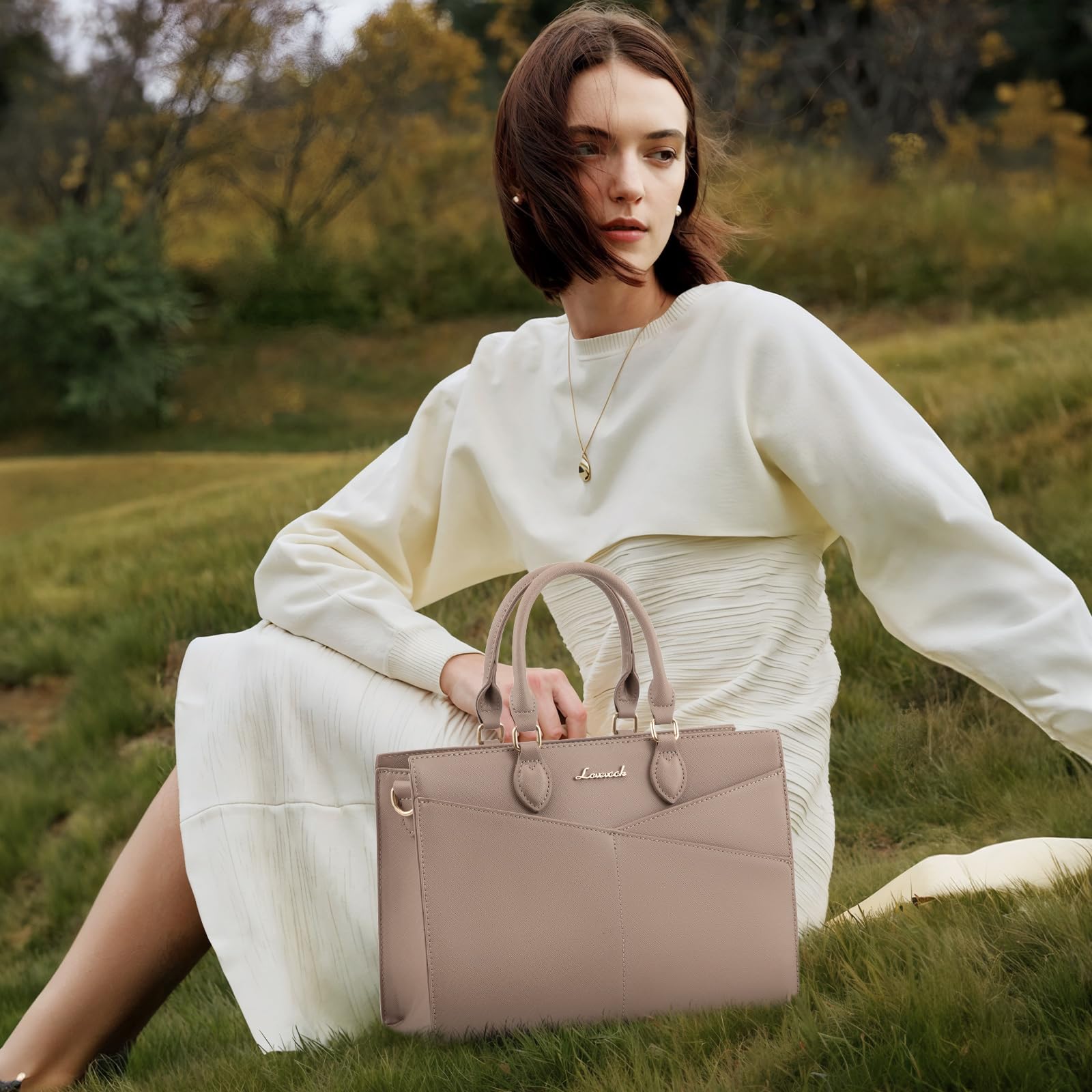 LOVEVOOK Purses for Women,Satchel Handbags Tote Bag, Black Pu Leather Shoulder Crossbody Top Handle Purse with Zipper