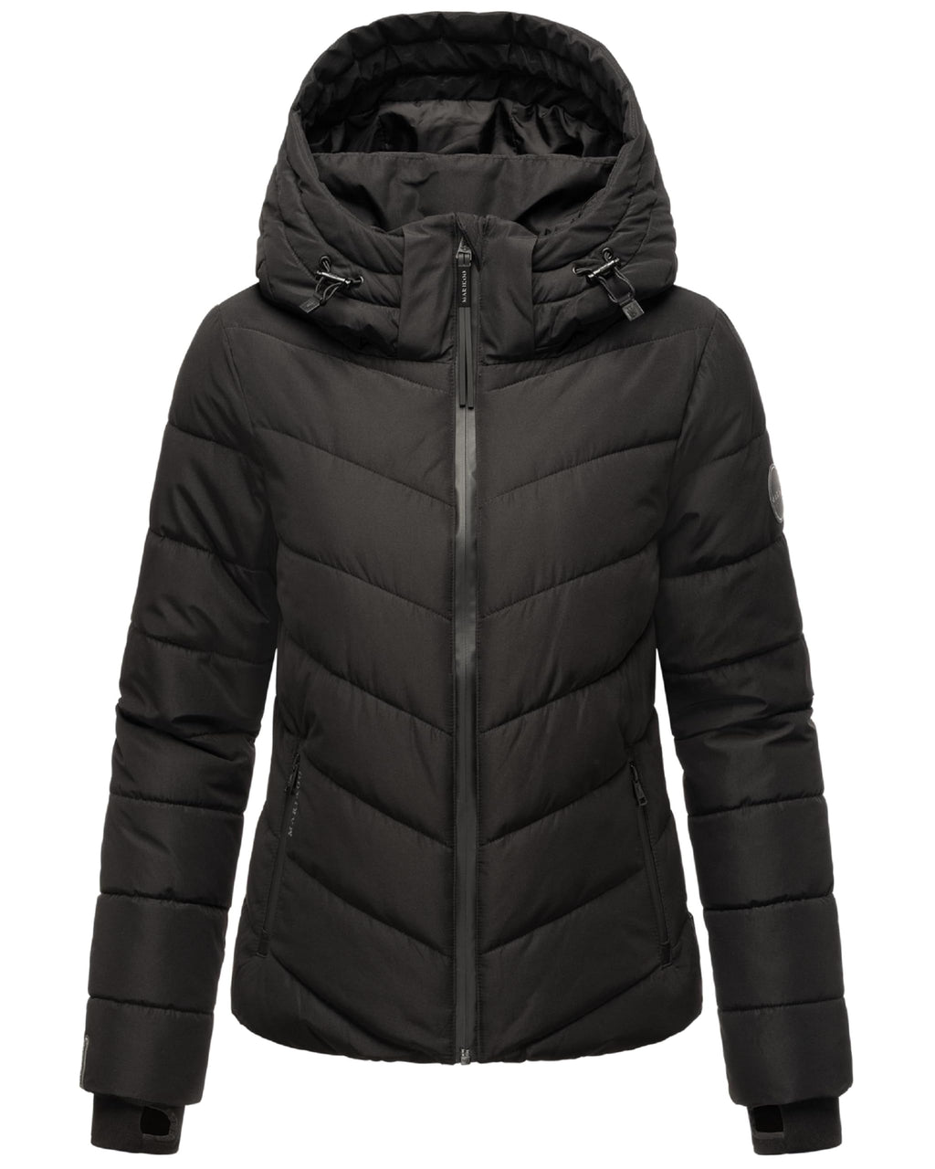 Marikoo Women's Winter Jacket with Hood - Weather-Resistant - Quilted Puffer Coat - Samuiaa XVI XS-3XL