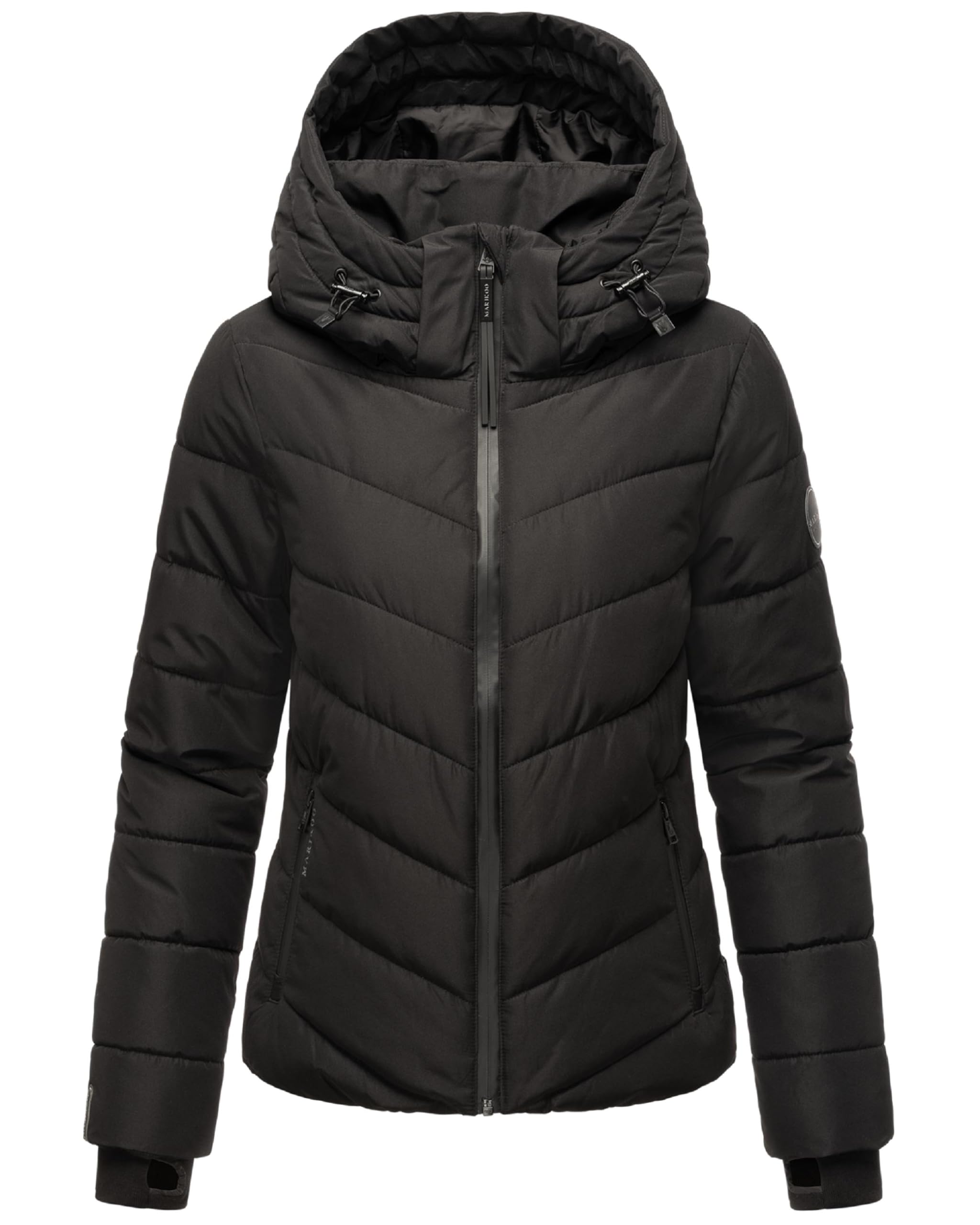 Marikoo Women's Winter Jacket with Hood - Weather-Resistant - Quilted Puffer Coat - Samuiaa XVI XS-3XL