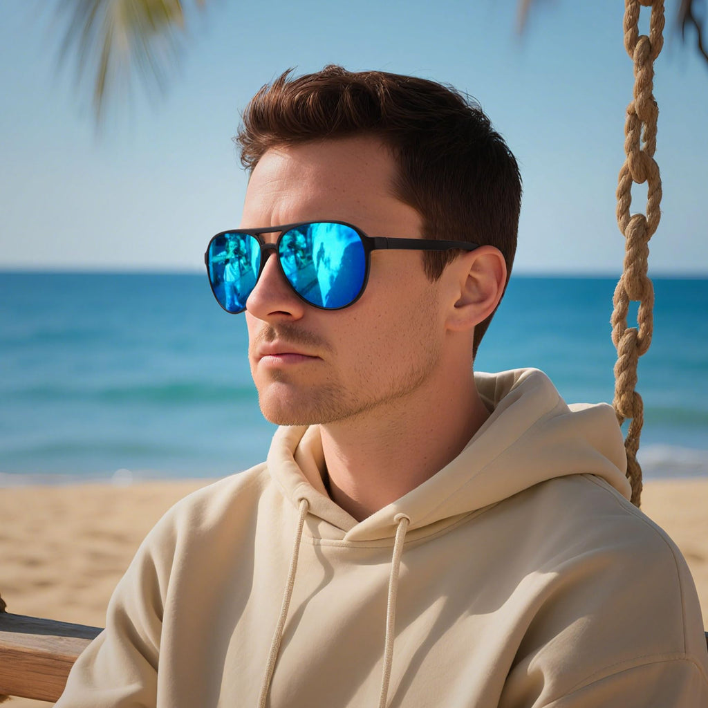 STORYCOAST Polarized Aviator Sunglasses for Men Women Classic Retro Aviators Sports Driving Running Sun Glasses