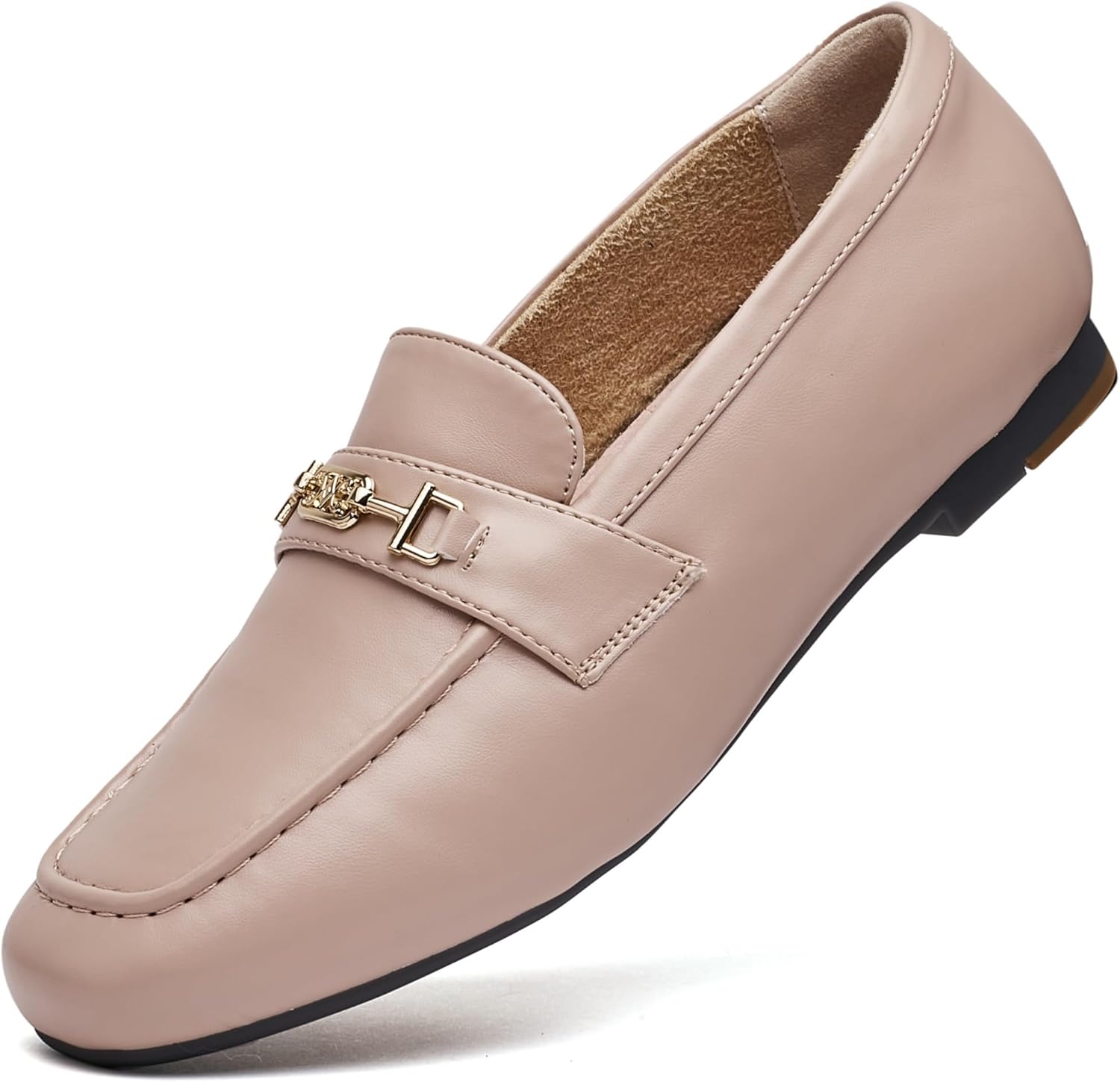 DeYashopin Women's Loafer Shoes Leisure Slip On Work Shoes Comfort Walking Flats