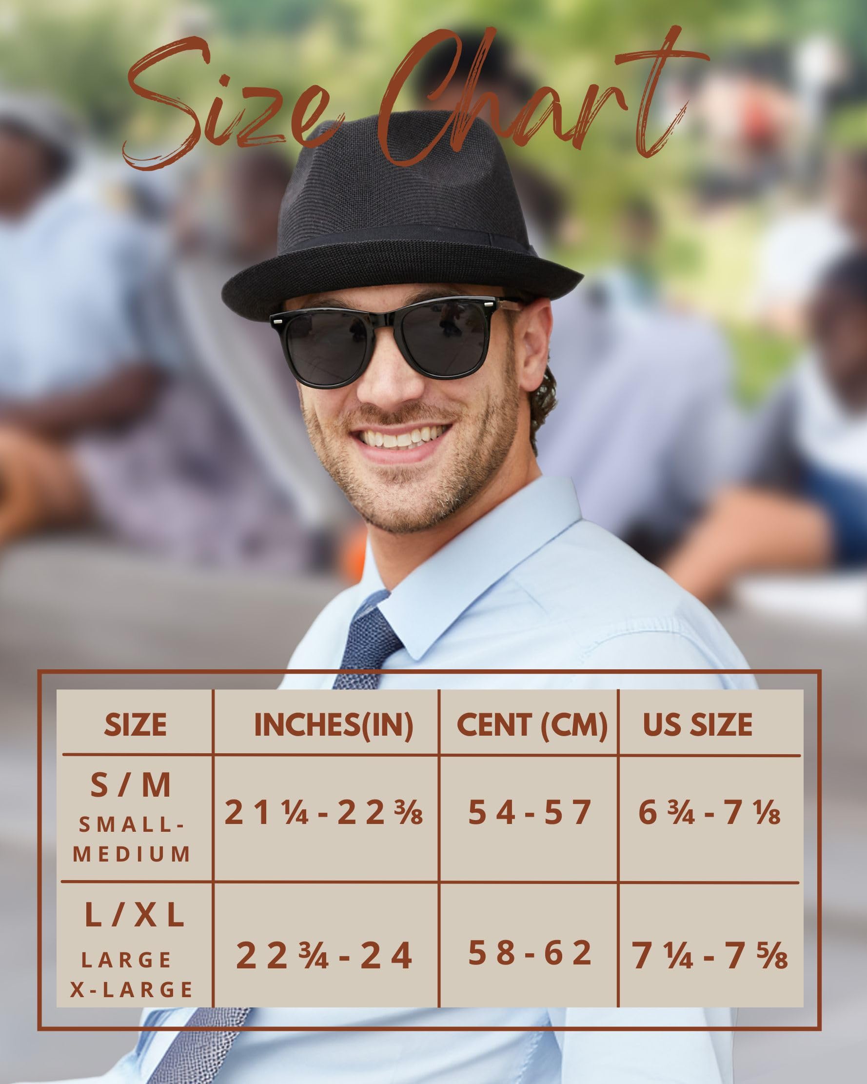 Funky Junque Premium Fedora Hat - Stylish Sun Protection for Men & Women - Perfect for Summer Beach, Travel & Outdoors