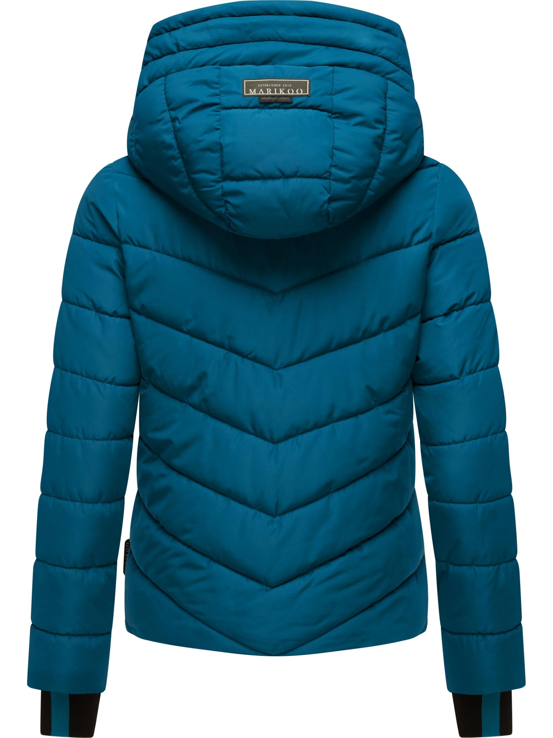 Marikoo Women's Winter Jacket with Hood - Weather-Resistant - Quilted Puffer Coat - Samuiaa XVI XS-3XL